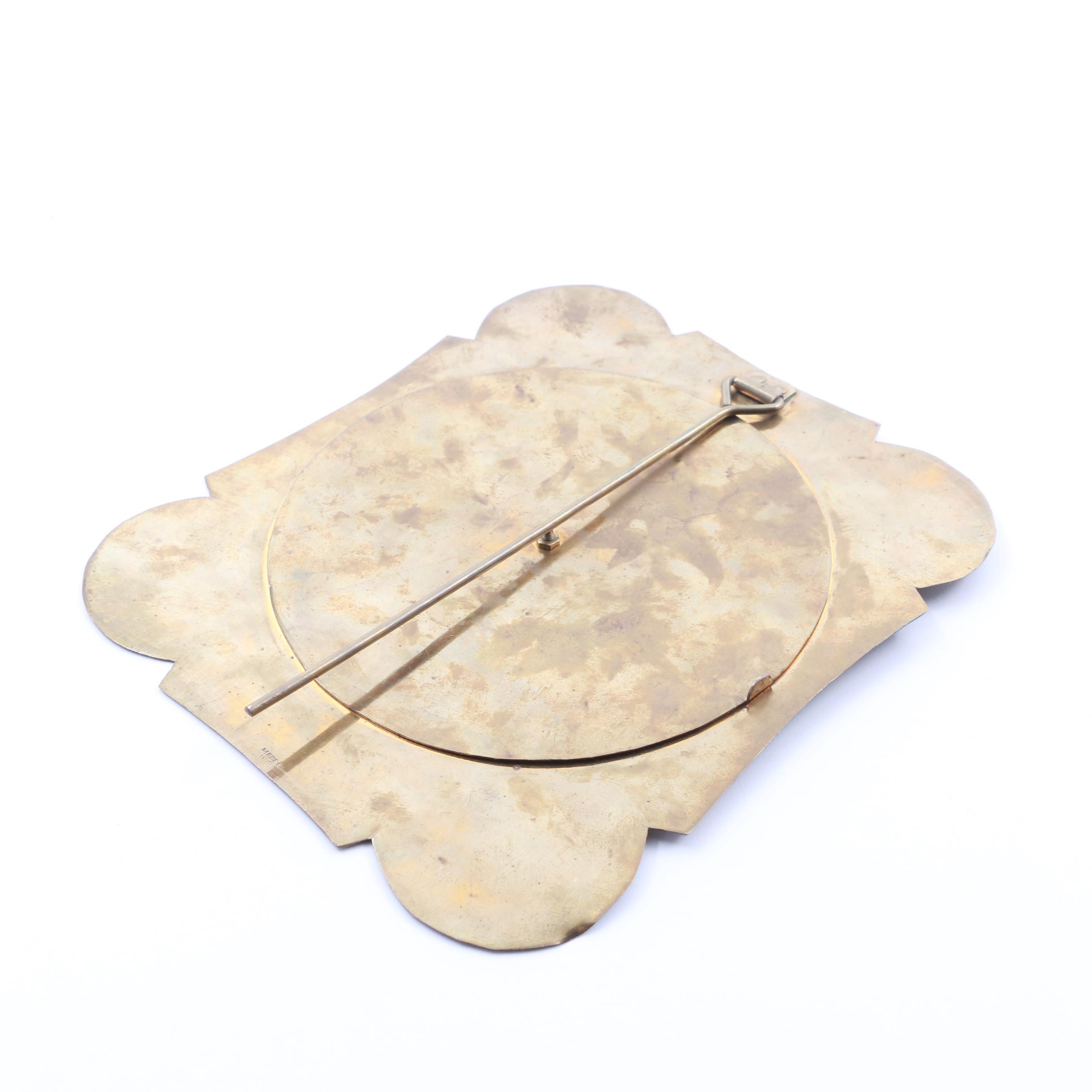 100 Year Etched Brass Mechanical Calendar 1960-2059