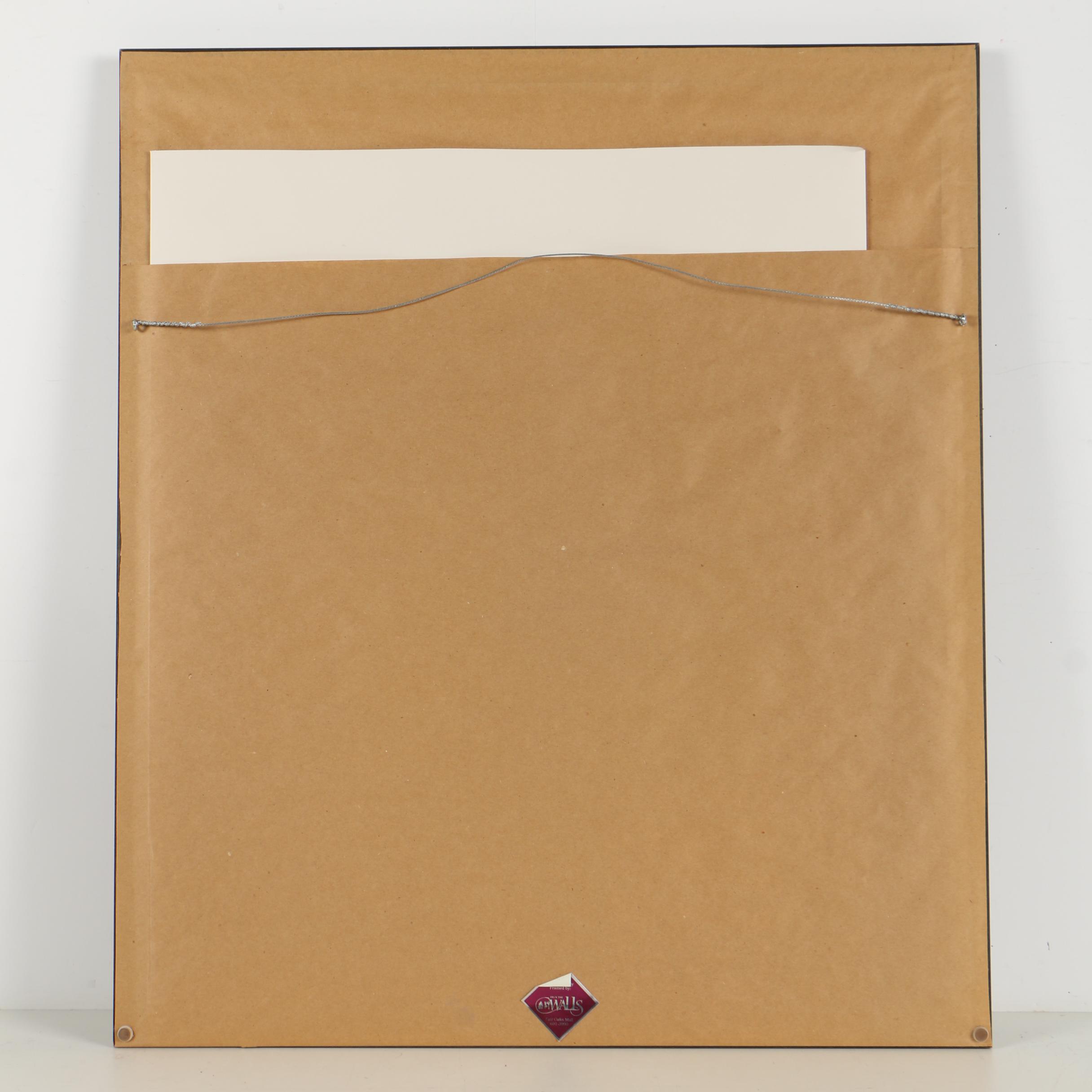 G. Harvey Limited Edition Offset Lithograph "Daddy's Priorities"