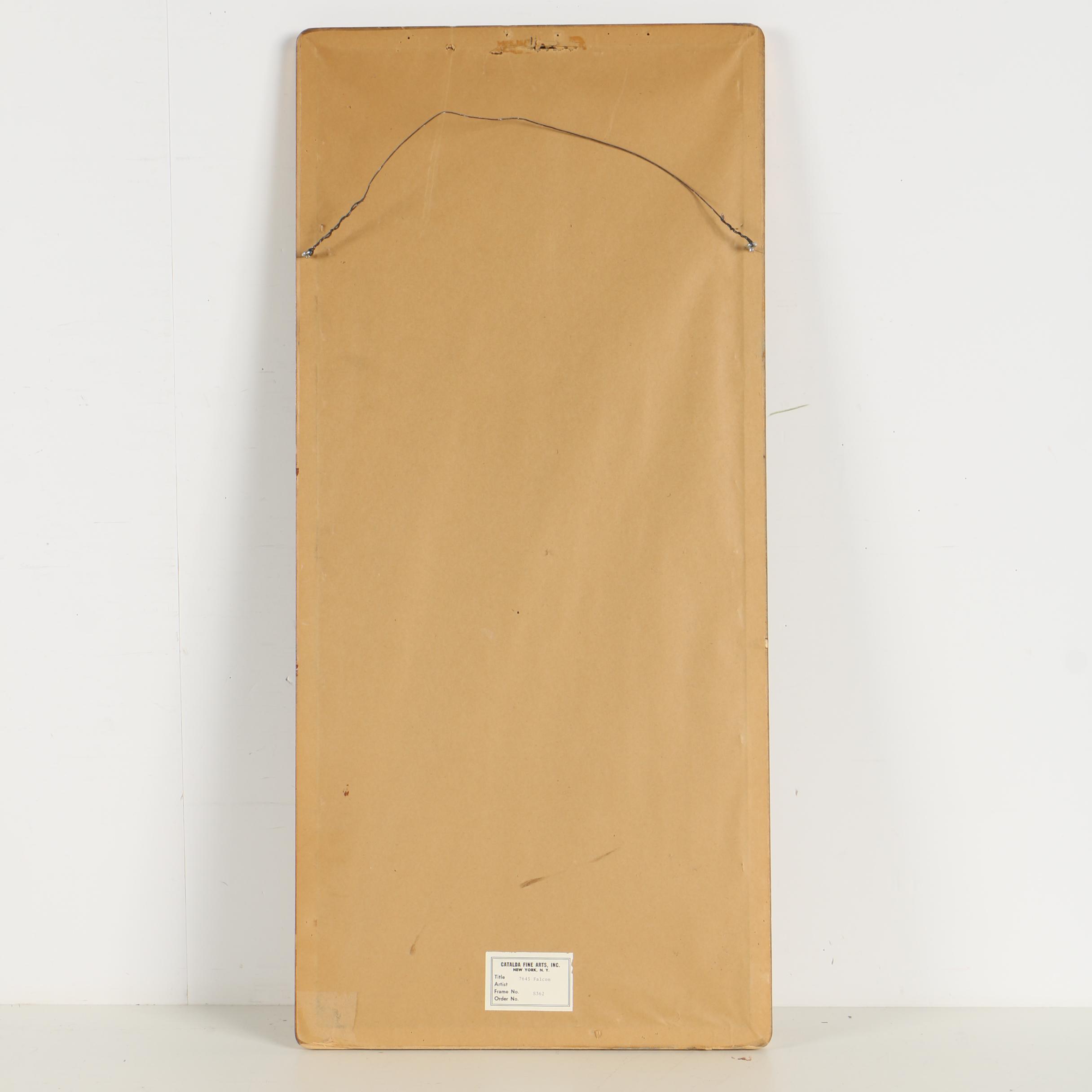 Offset Lithographic Falcon Reproduction Print