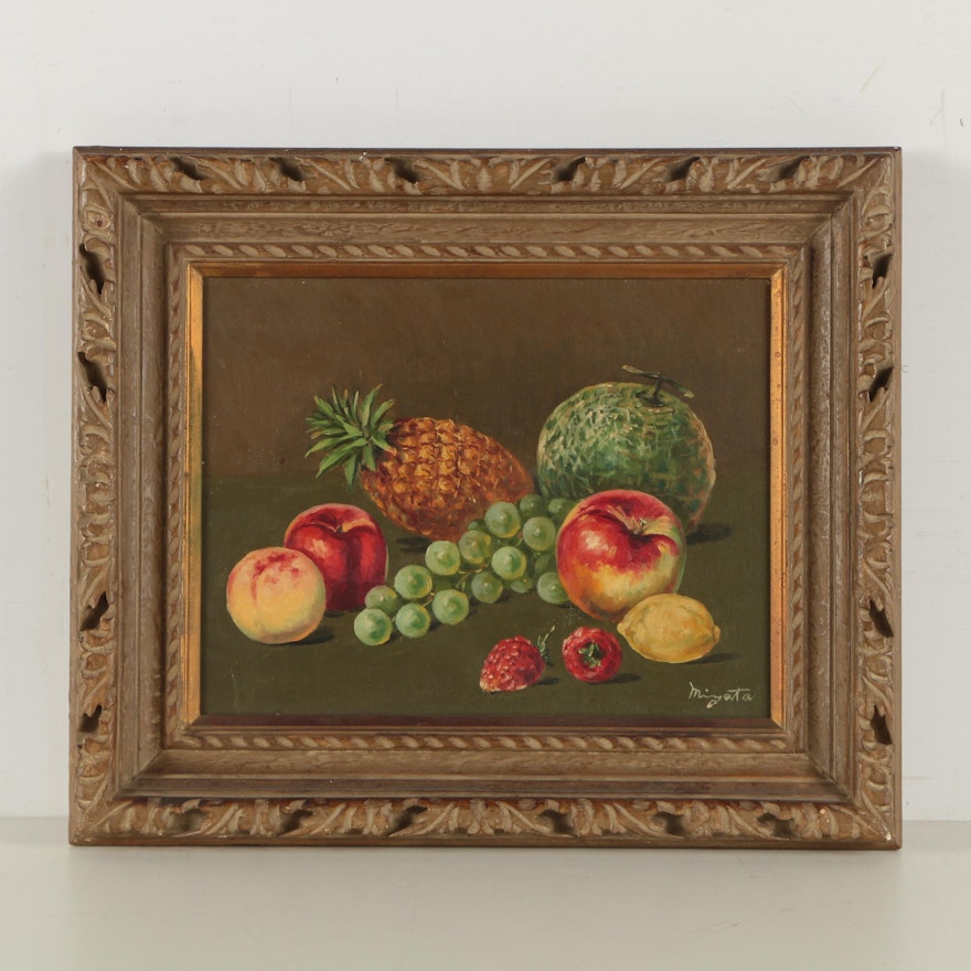 Miyata Oil Painting of Fruit