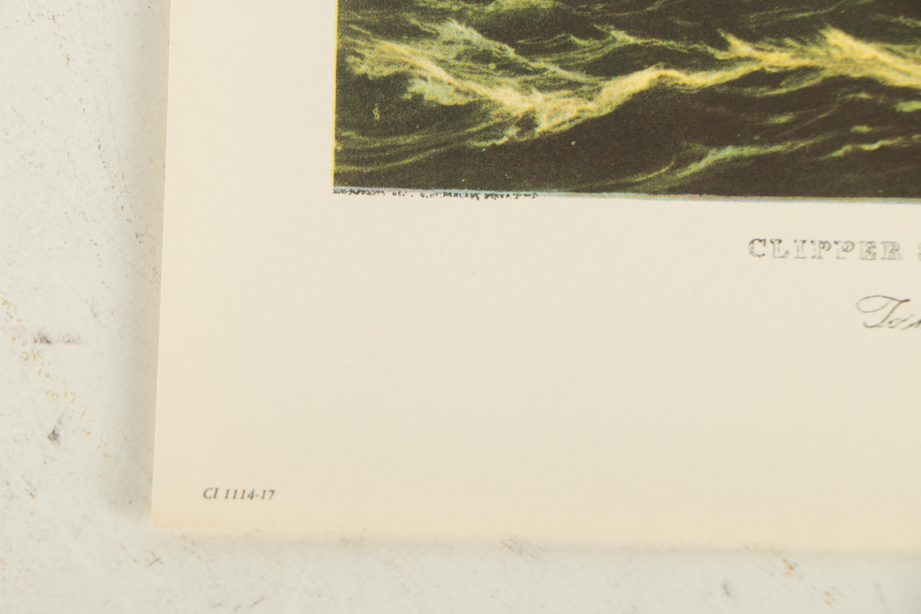 Collection of Vintage Currier & Ives Offset Lithograph Prints