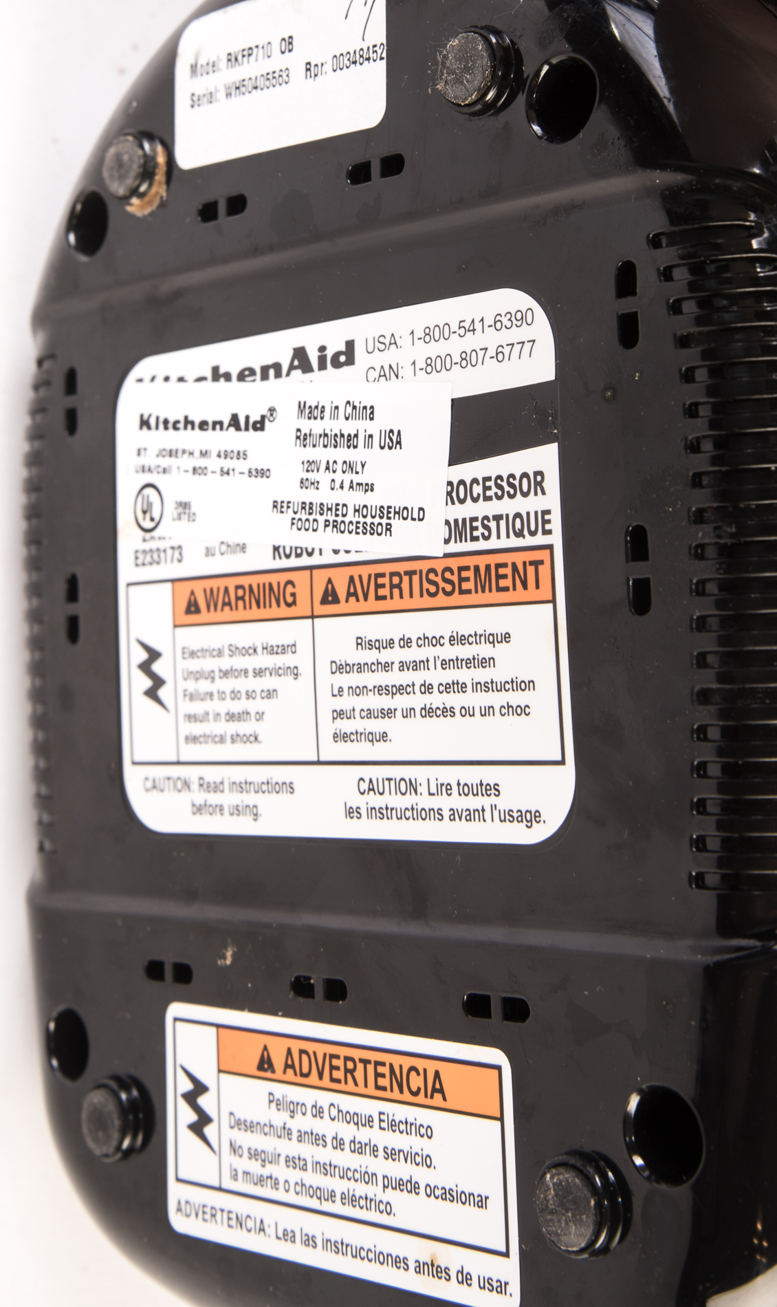 Small Kitchen Appliances including KitchenAid