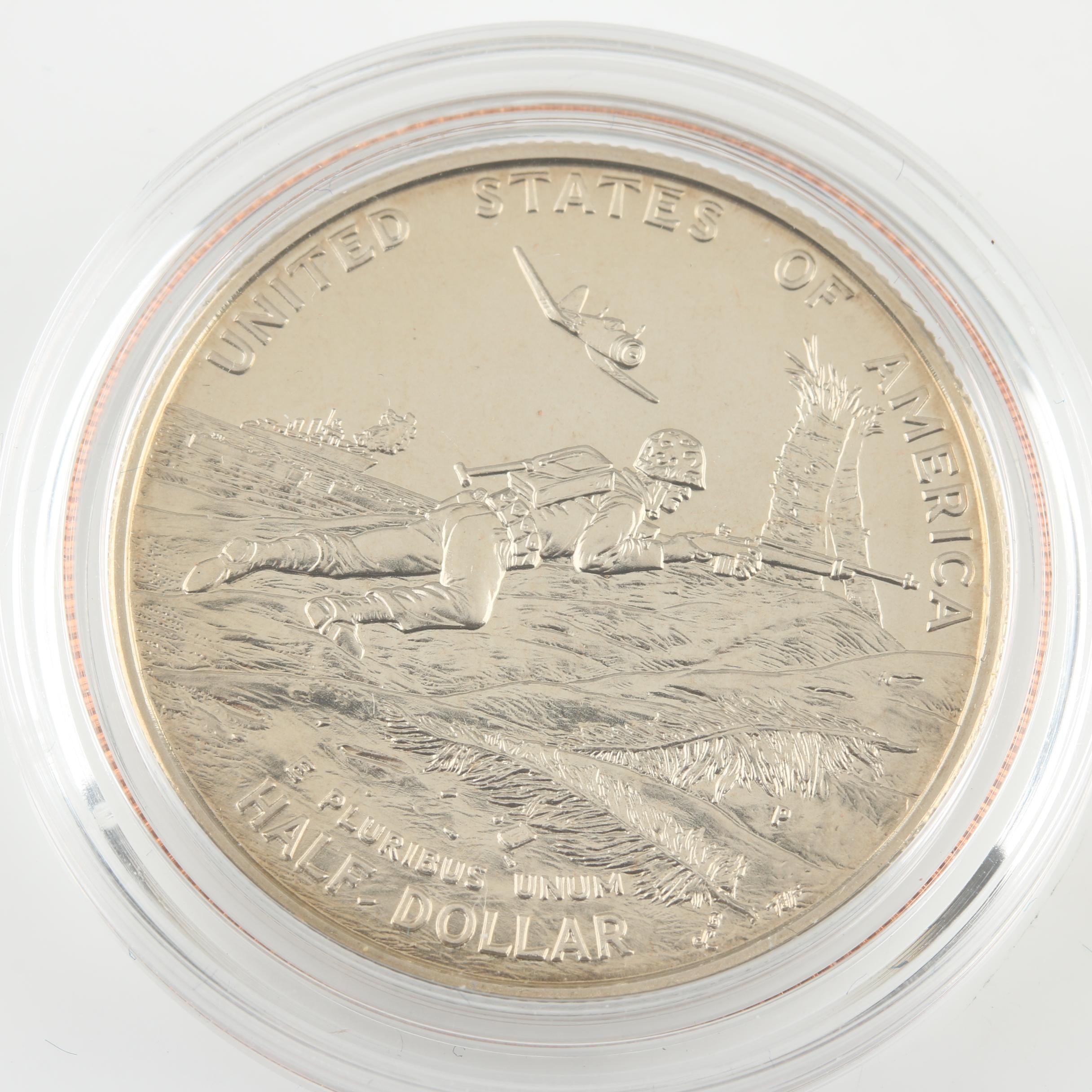Seven U.S. Mint Modern Commemorative Silver Coin Sets