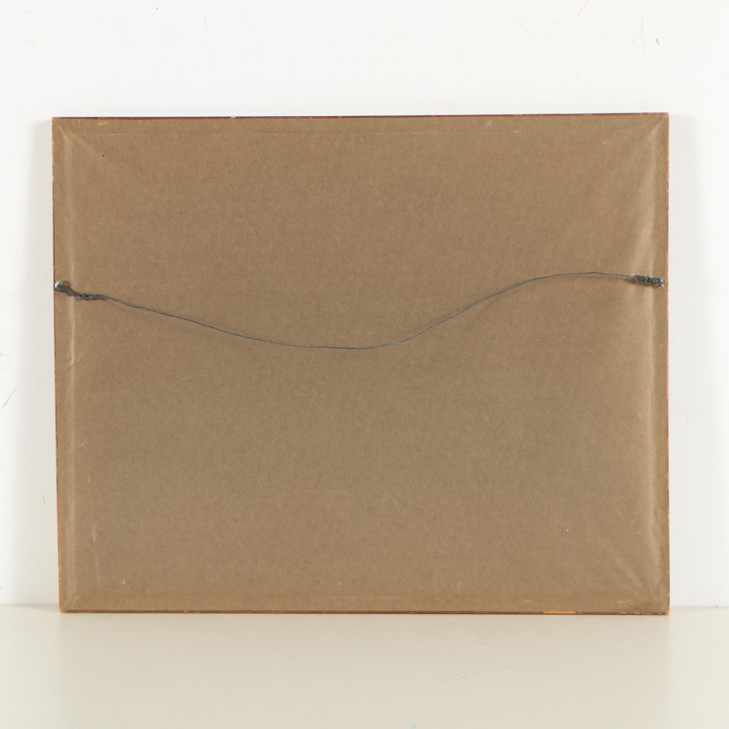 Earmio Mid Century Etching with Aquatint of Le Mont Saint-Michel