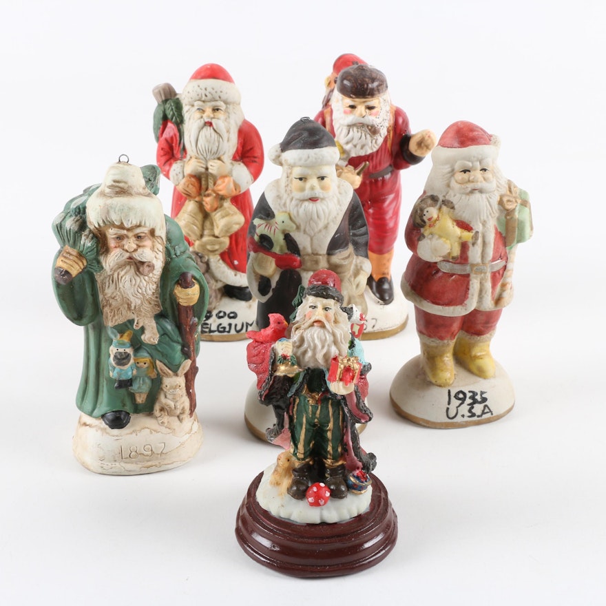 Assorted Santa Figurines Including Christmas Reproductions, Inc.
