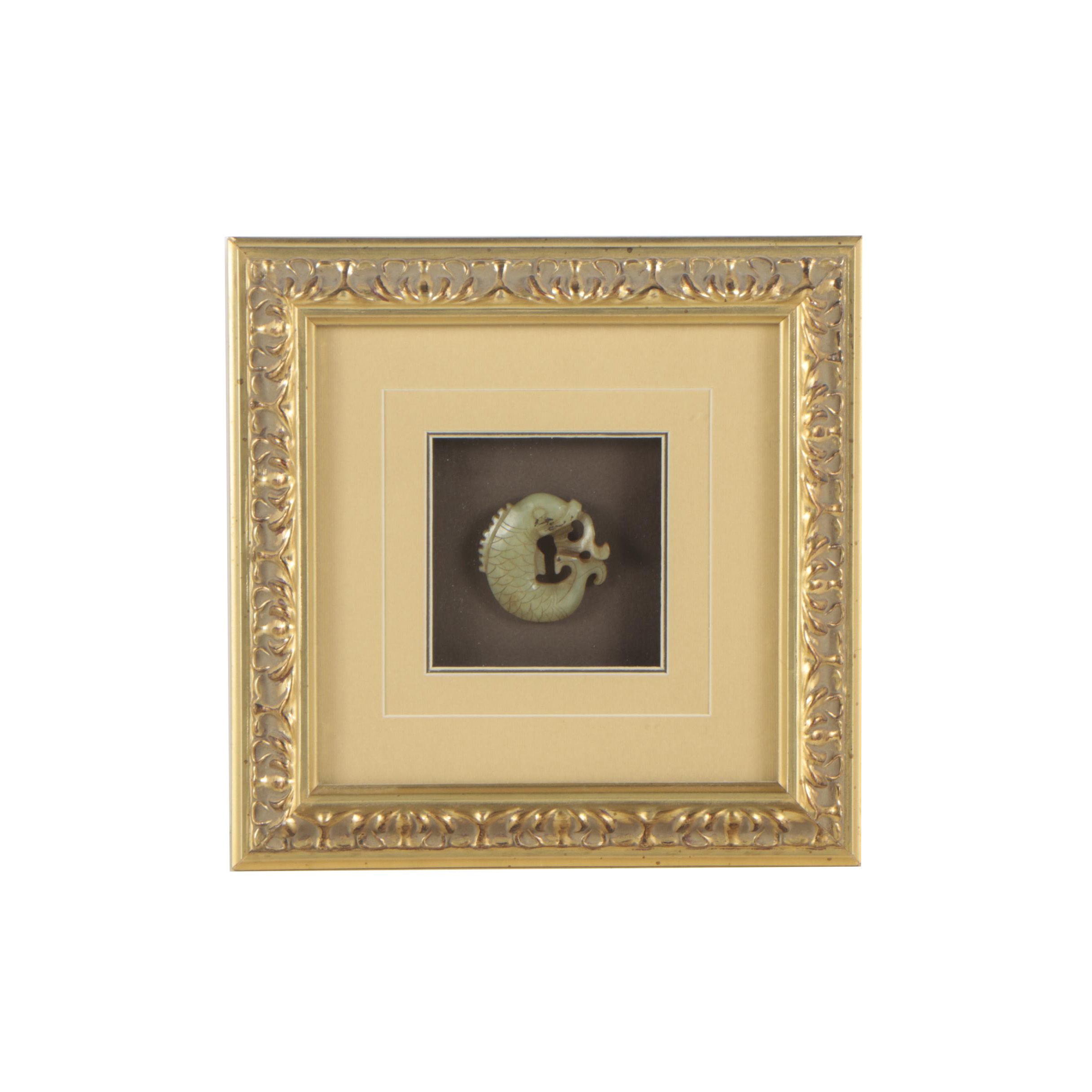 Chinese Carved Serpentine Fish