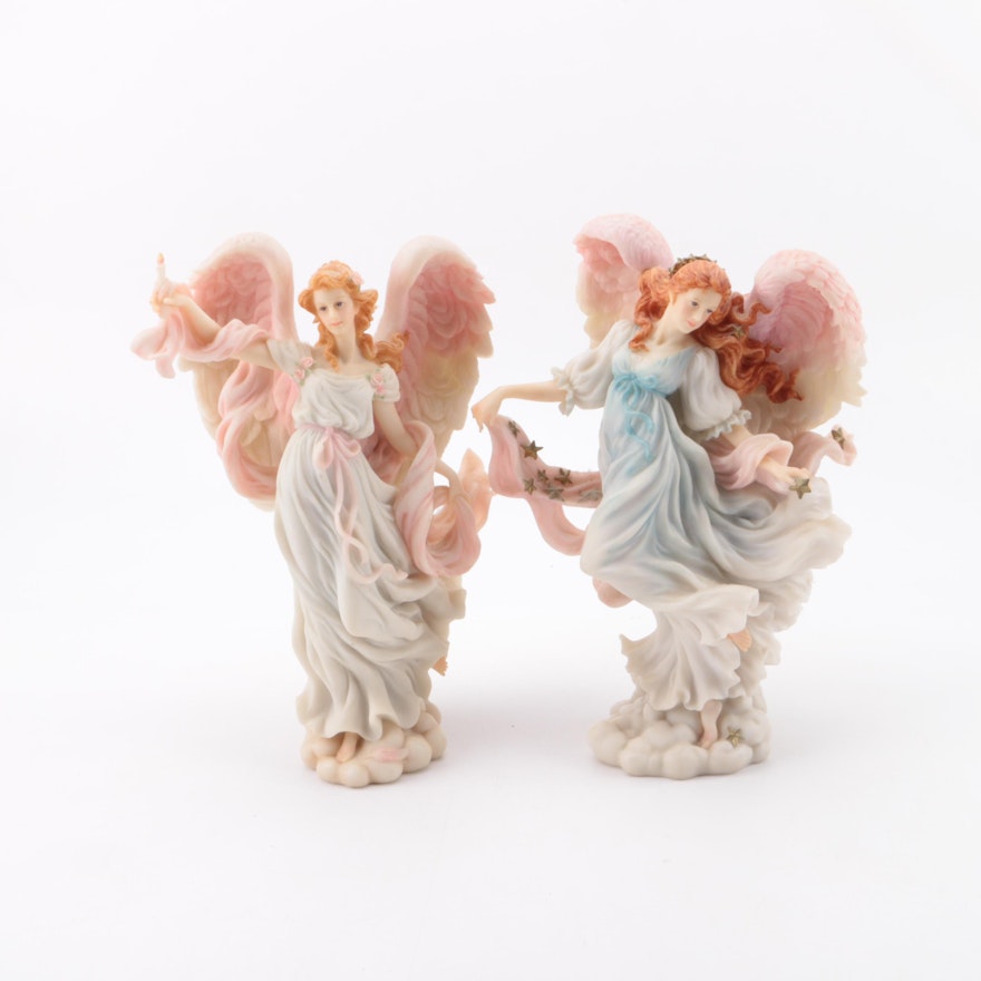 Seraphim Classics "Ariel" and "Hope" Angel Figurines