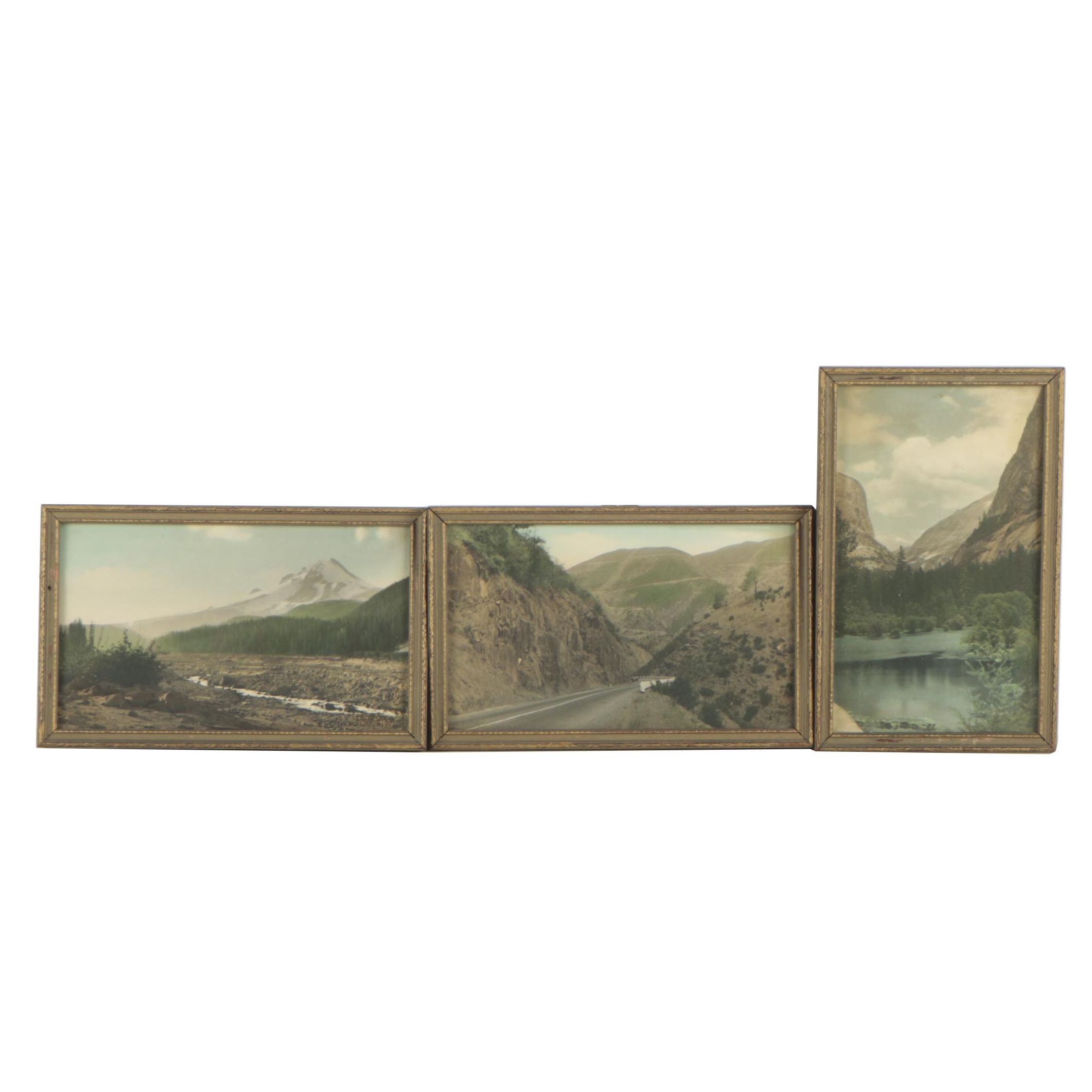 Vintage Hand-Tinted Landscape Photographs