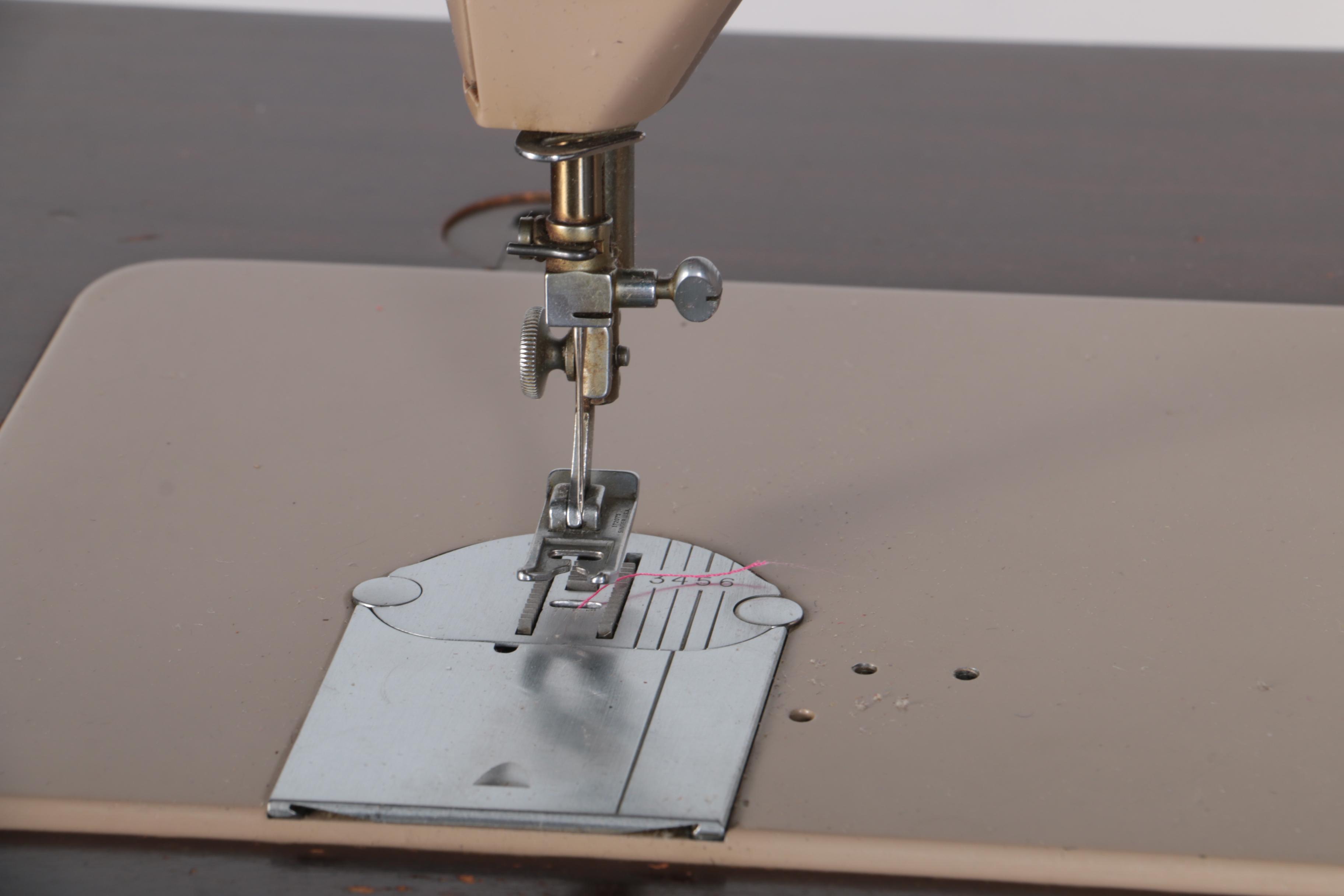 Vintage Singer 500A Sewing Machine and Table