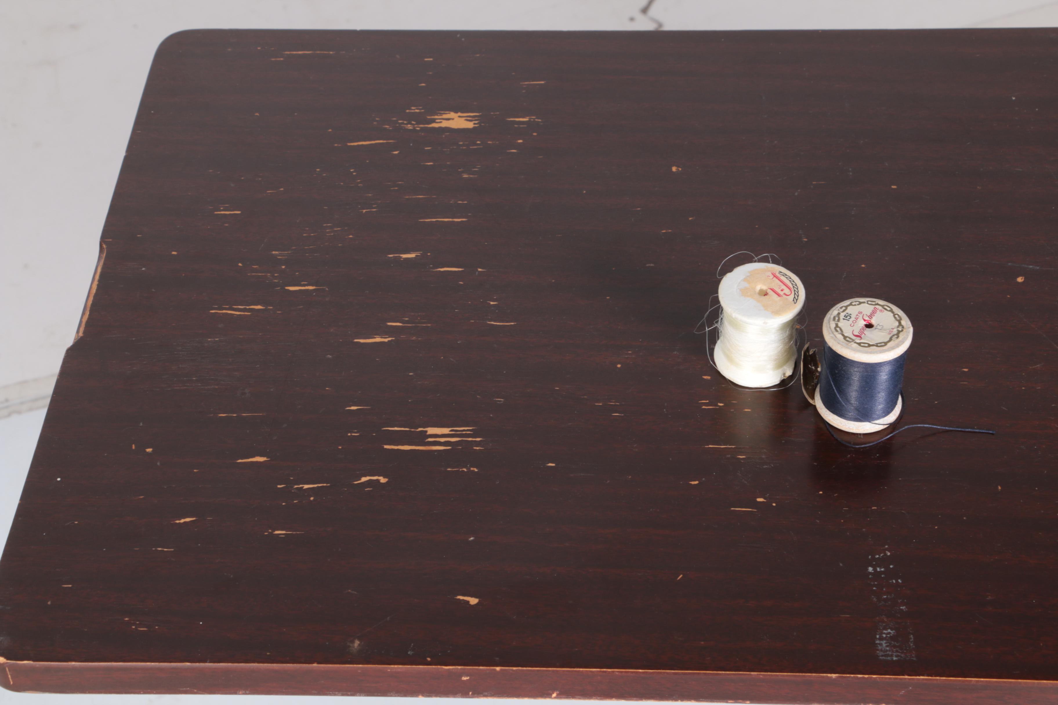 Vintage Singer 500A Sewing Machine and Table