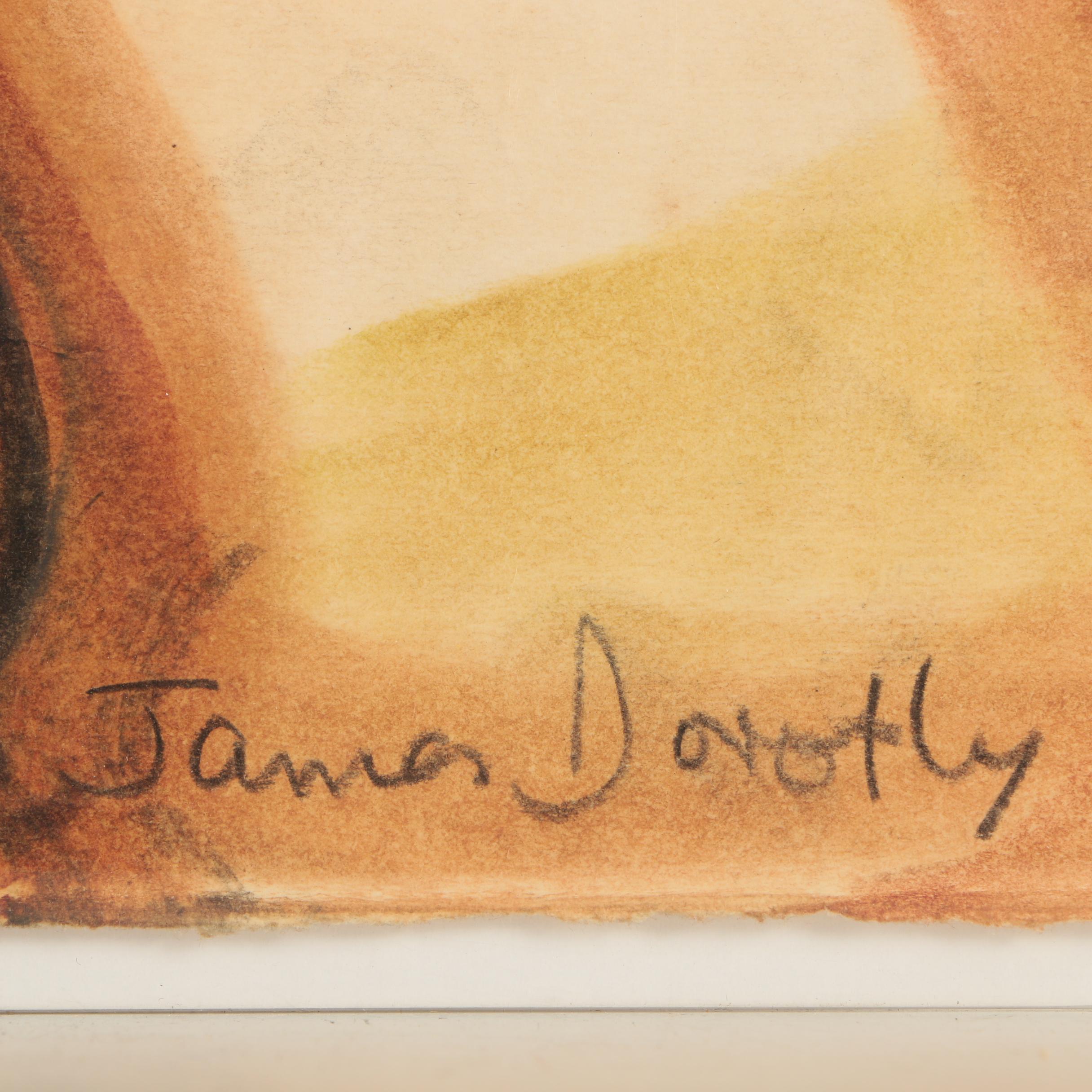 James Dorothy Ink & Watercolor