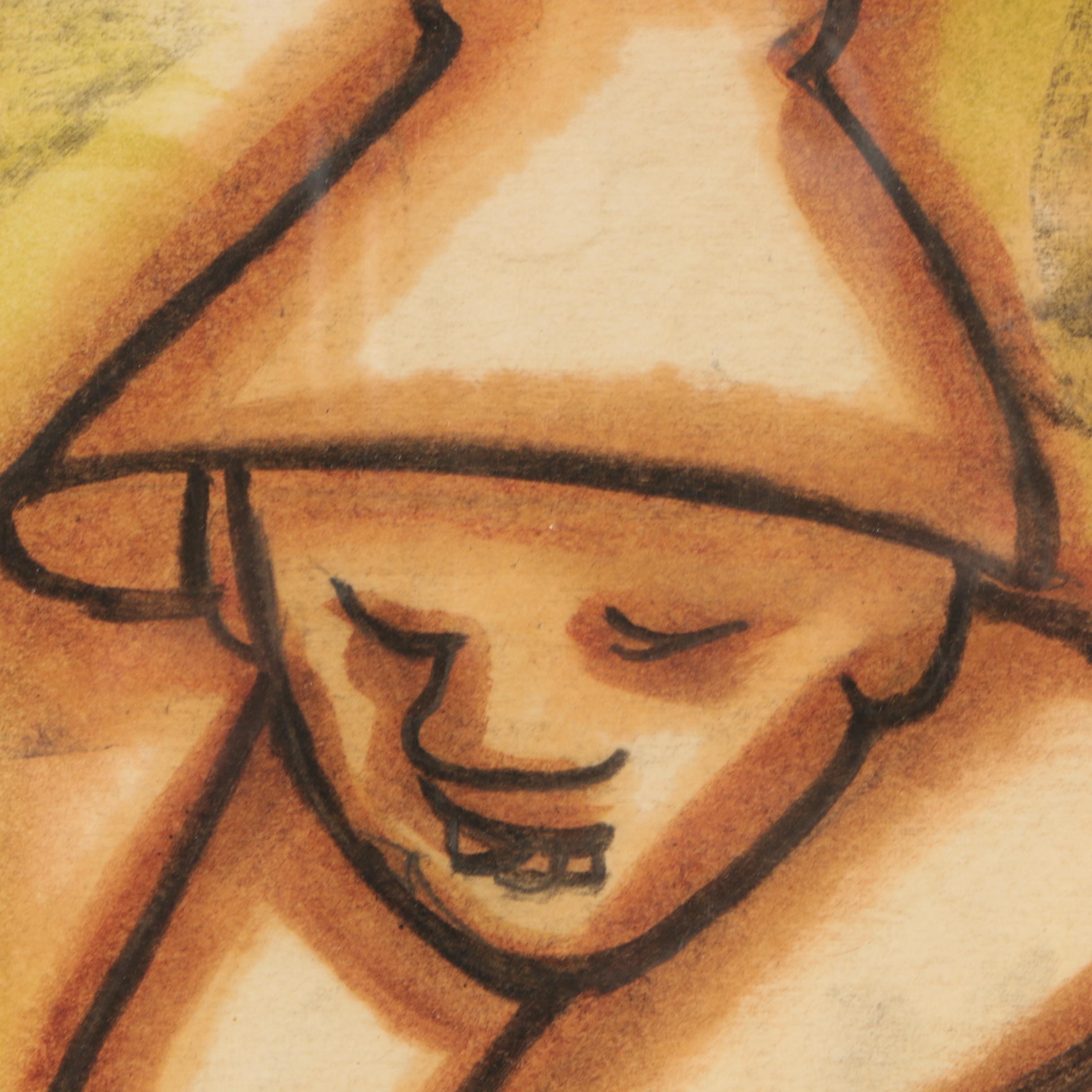 James Dorothy Ink & Watercolor