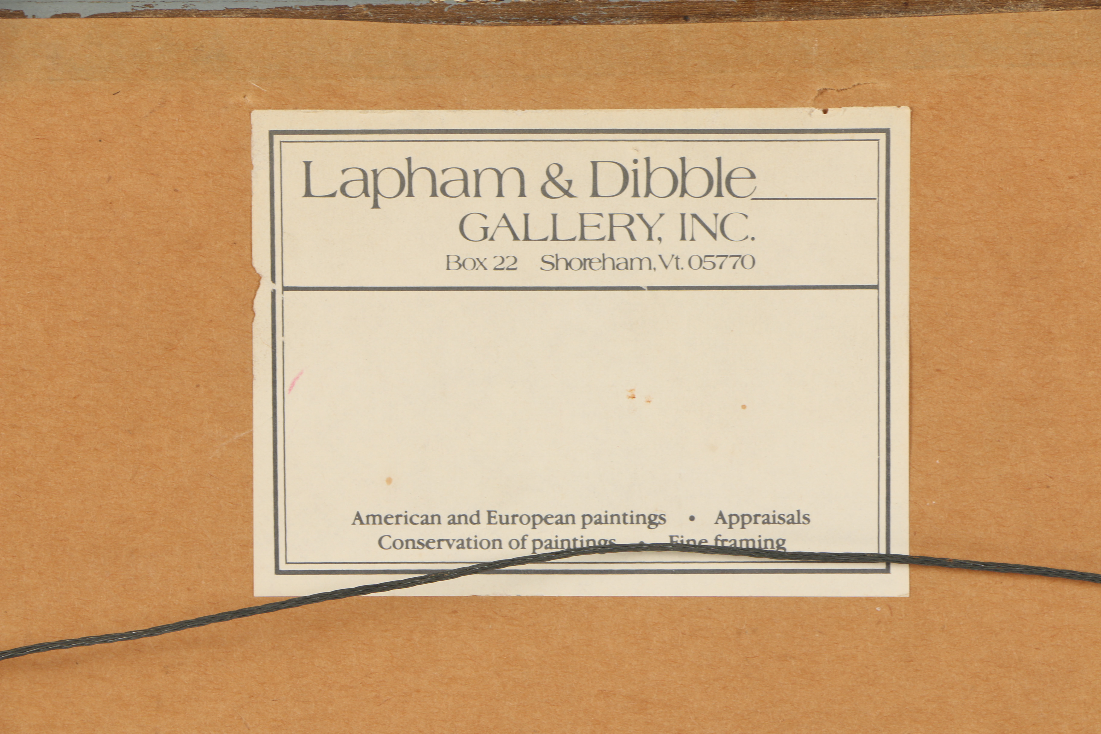 Late 20th Century Gouache Painting