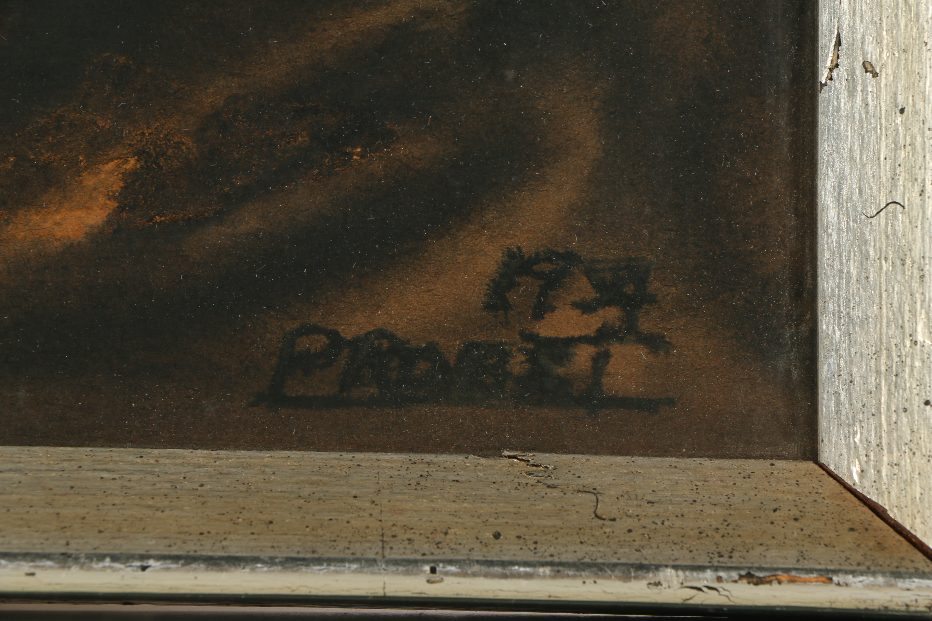 Joachim Probst Ink Painting "Christ in Profile"