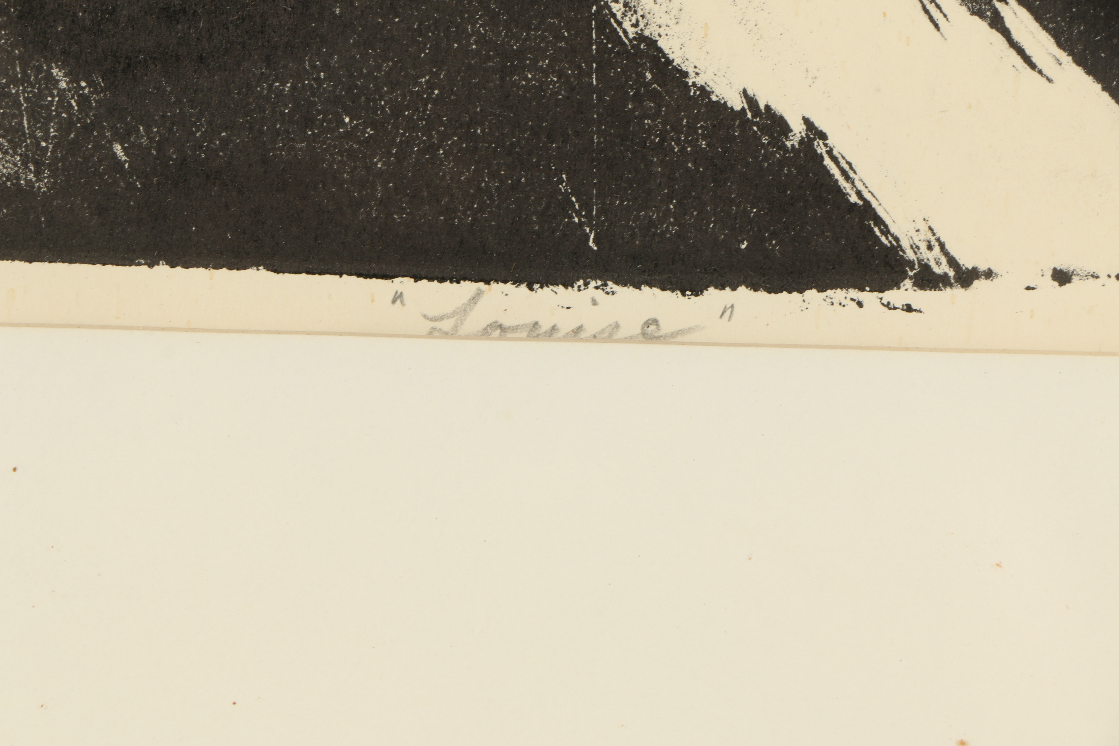 Sam Cady Stone Lithograph "Justine"