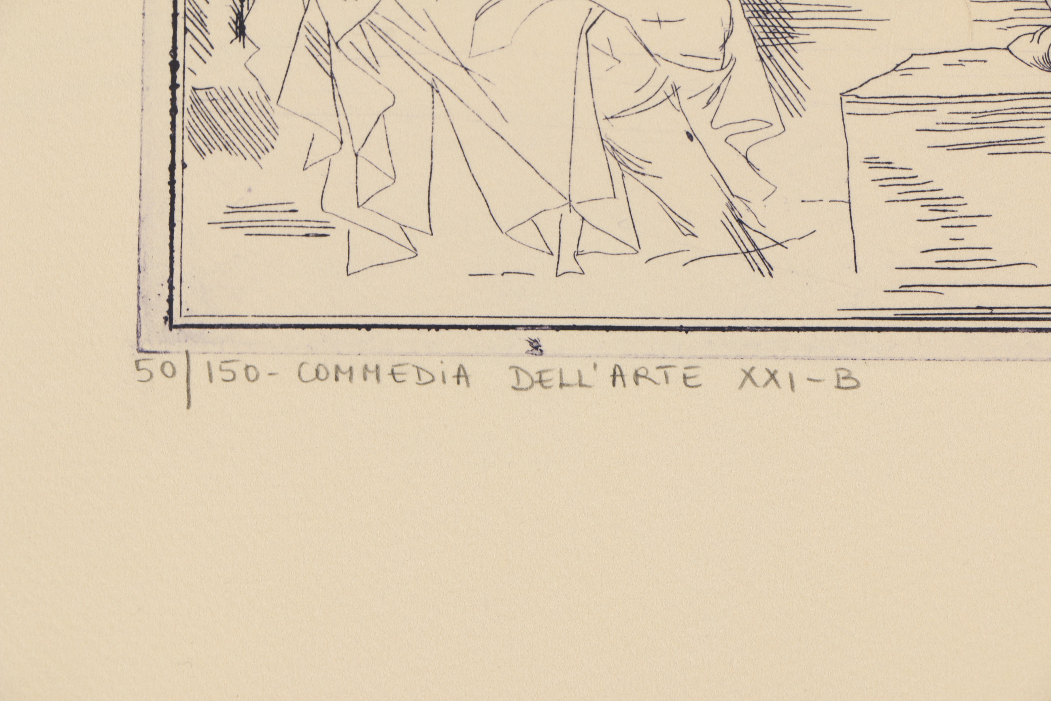 Joe Pescenke Etchings "Commedia dell'Arte"