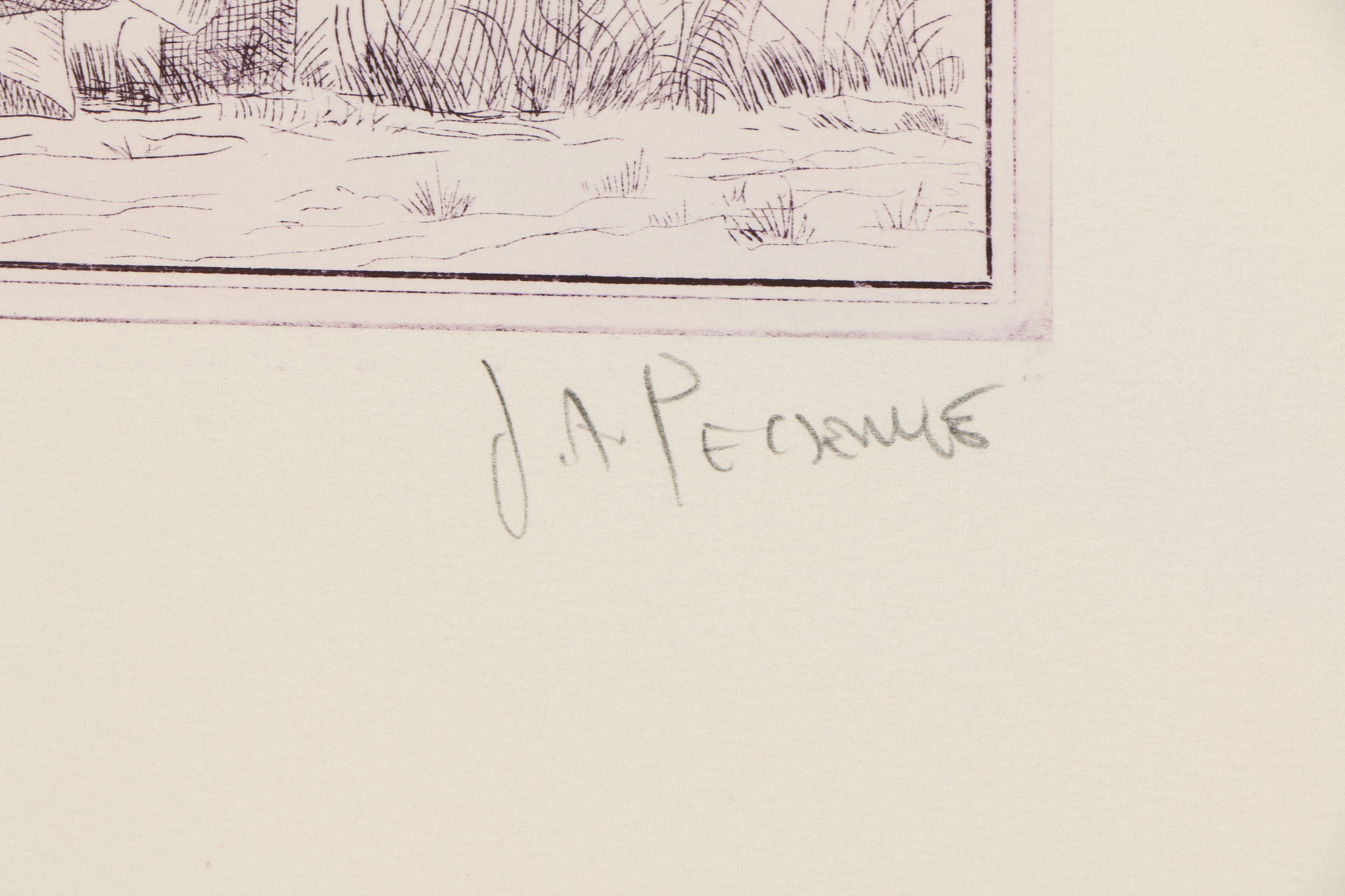 Joe Pescenke Etchings "Commedia dell'Arte"