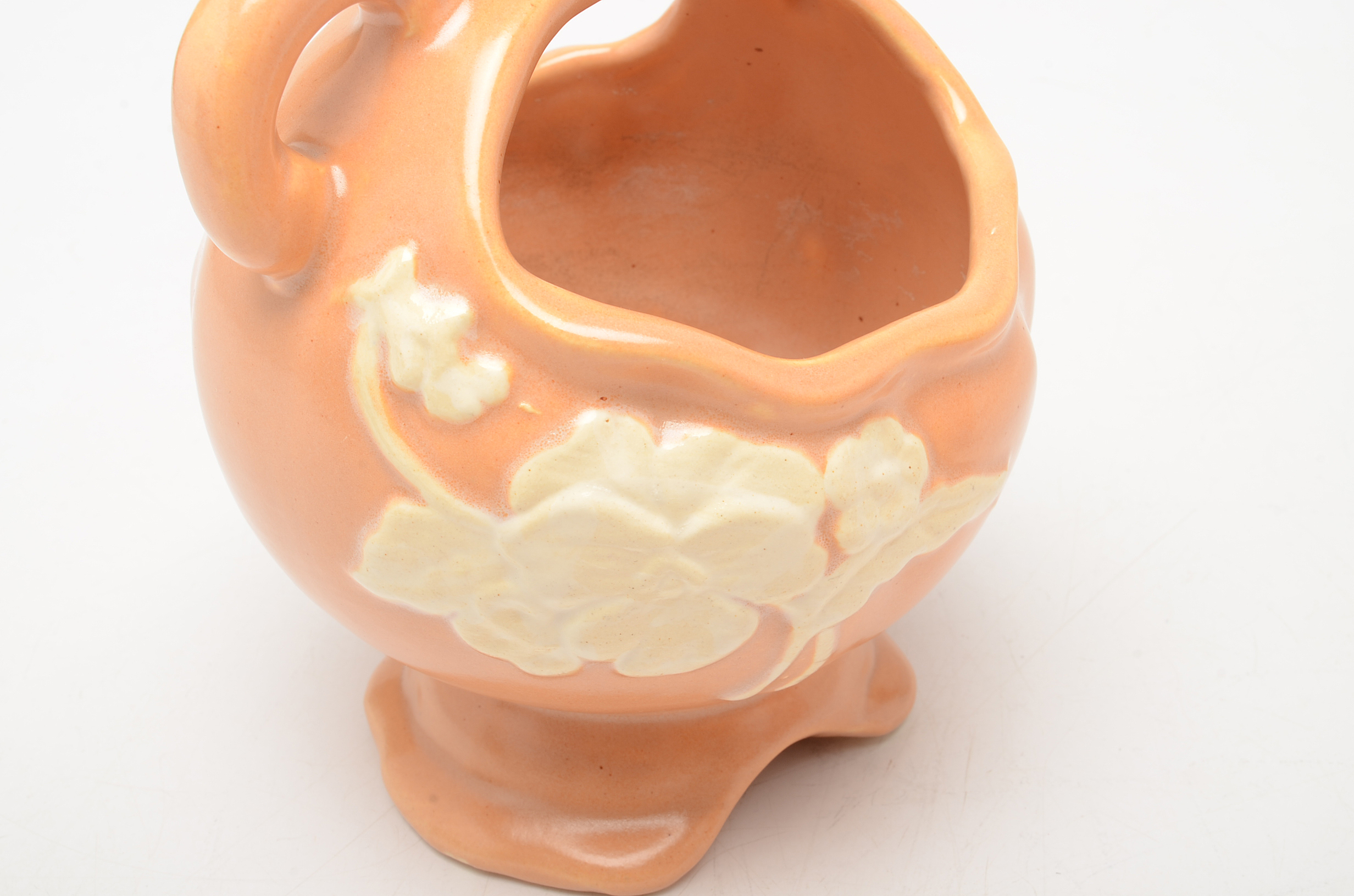 Vintage Handled Planters including Weller and McCoy Pottery