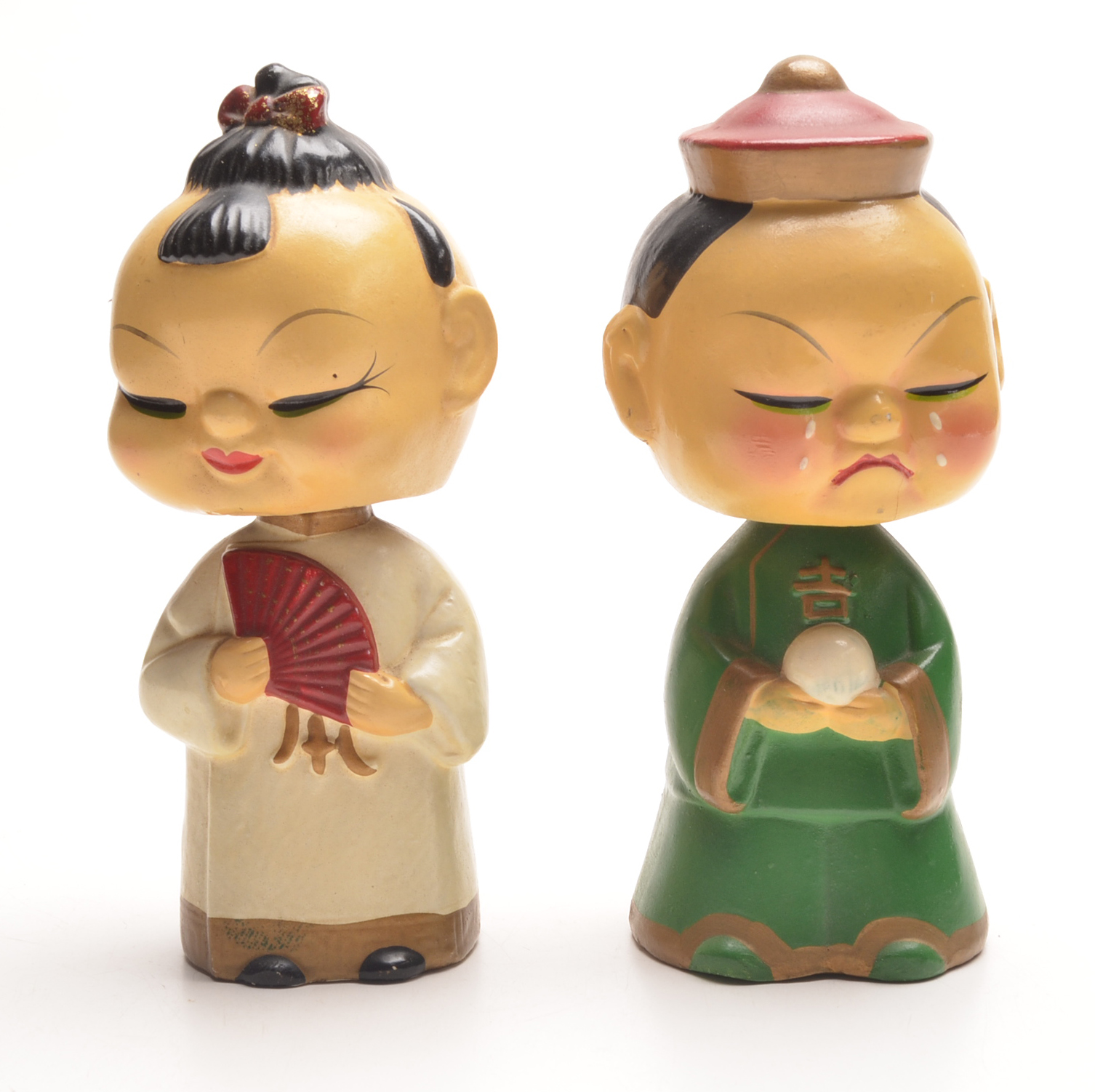 Vintage Japanese Bobbleheads