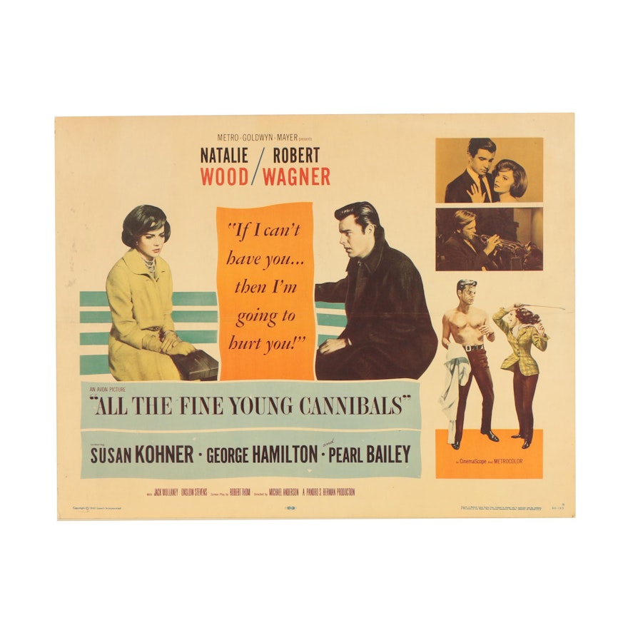 Vintage Movie Poster "All the Fine Young Cannibals"