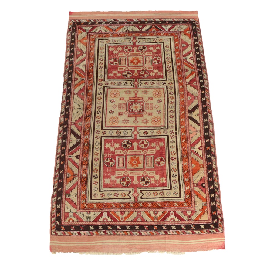 Hand-Knotted Armenian Caucasian Area Rug