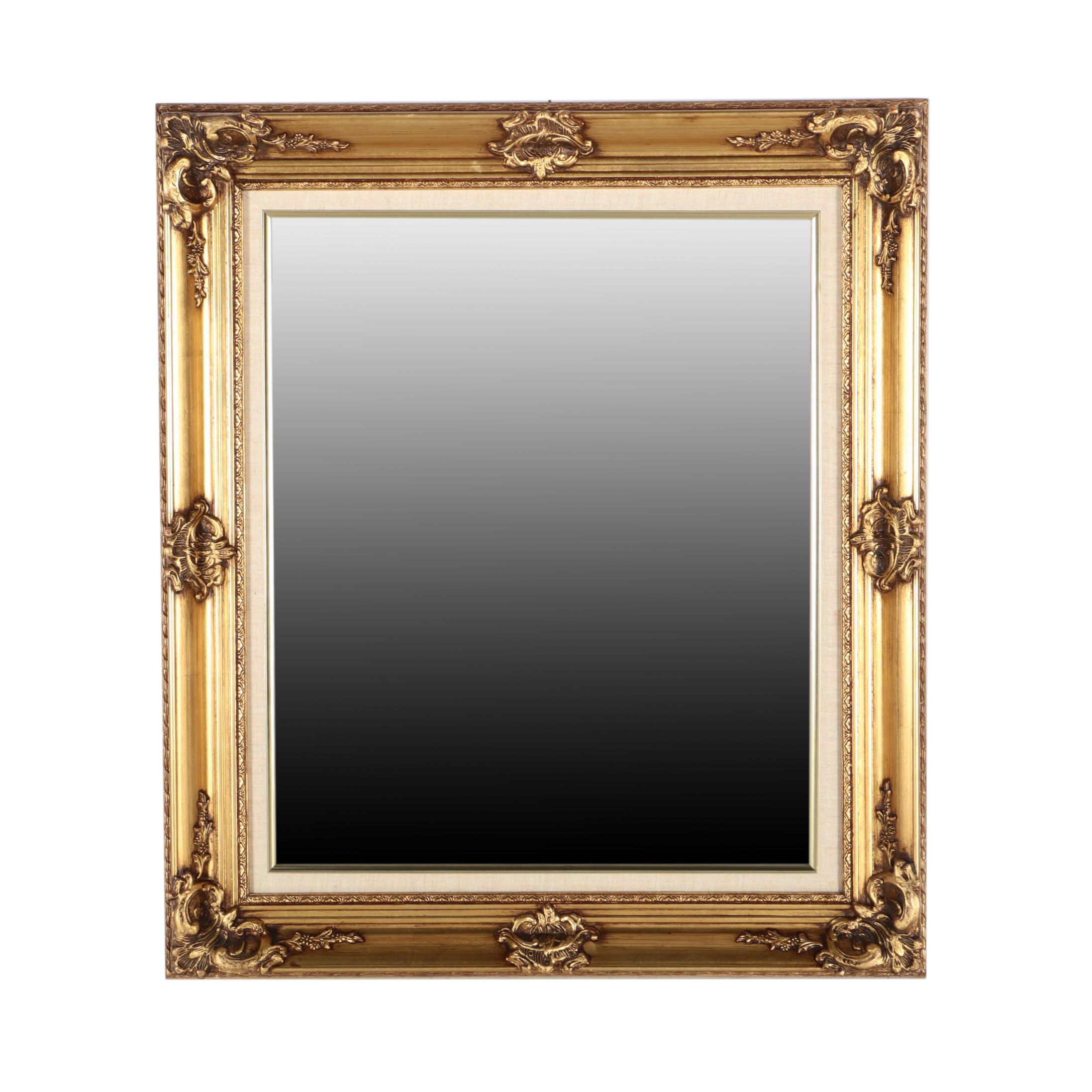 Ornate Gold Tone Wall Mirror