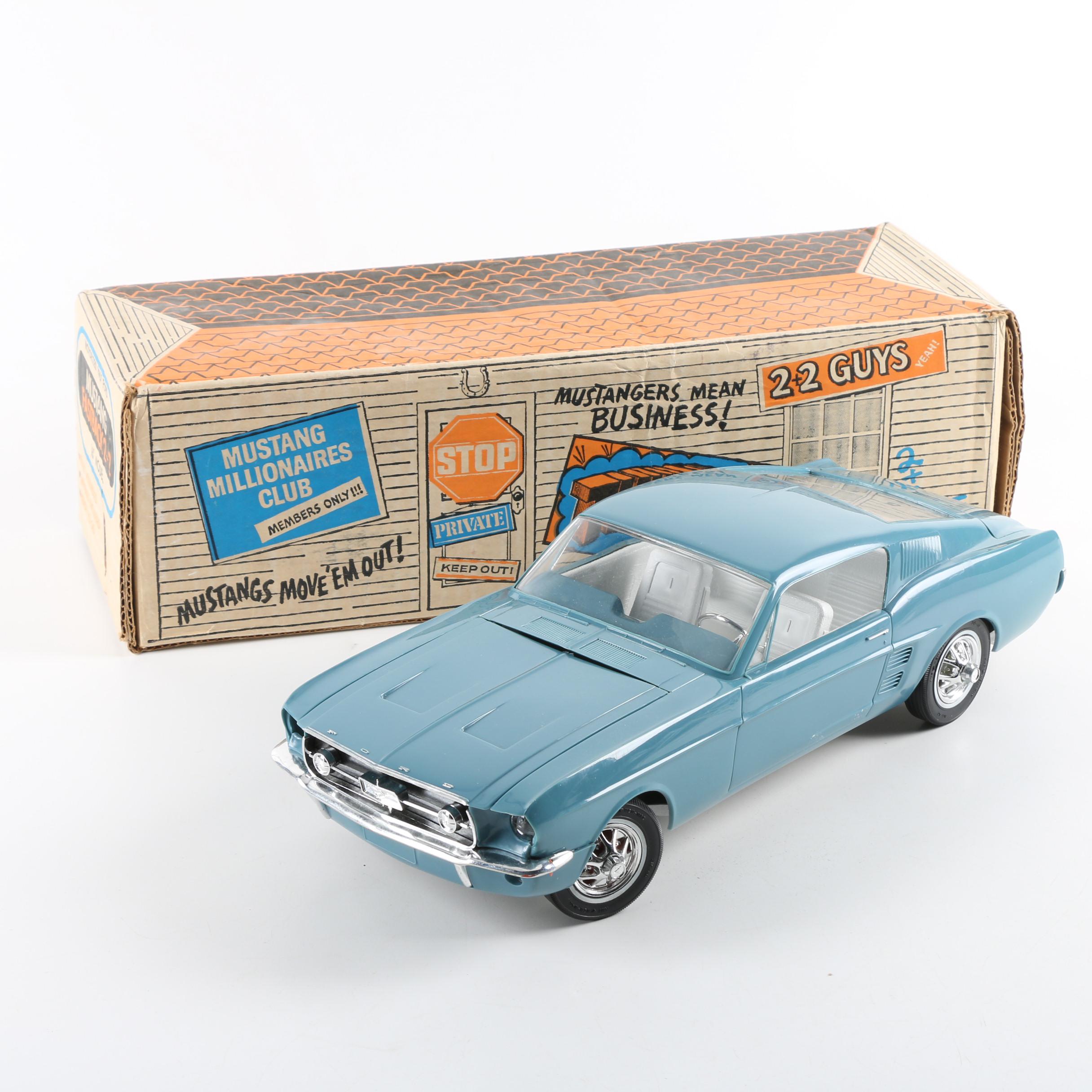 1967 Motorized Ford Mustang Fastback Members Model by AMF Wen-Mac