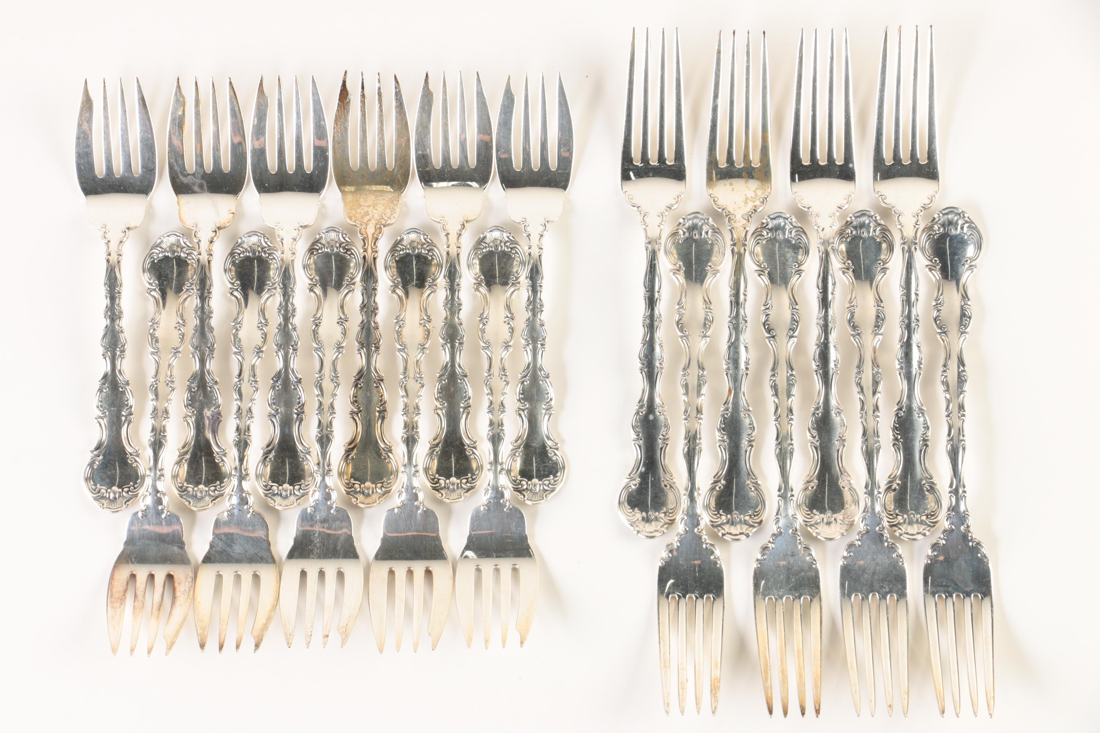 Gorham "Strasbourg" Sterling Silver Flatware Set