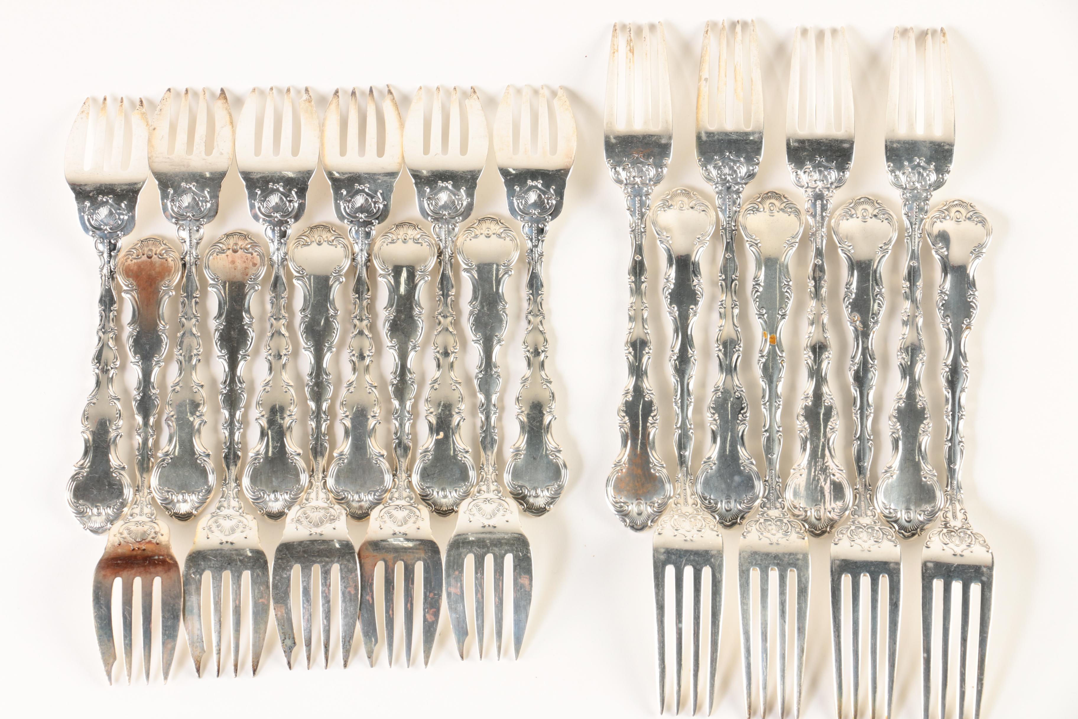 Gorham "Strasbourg" Sterling Silver Flatware Set