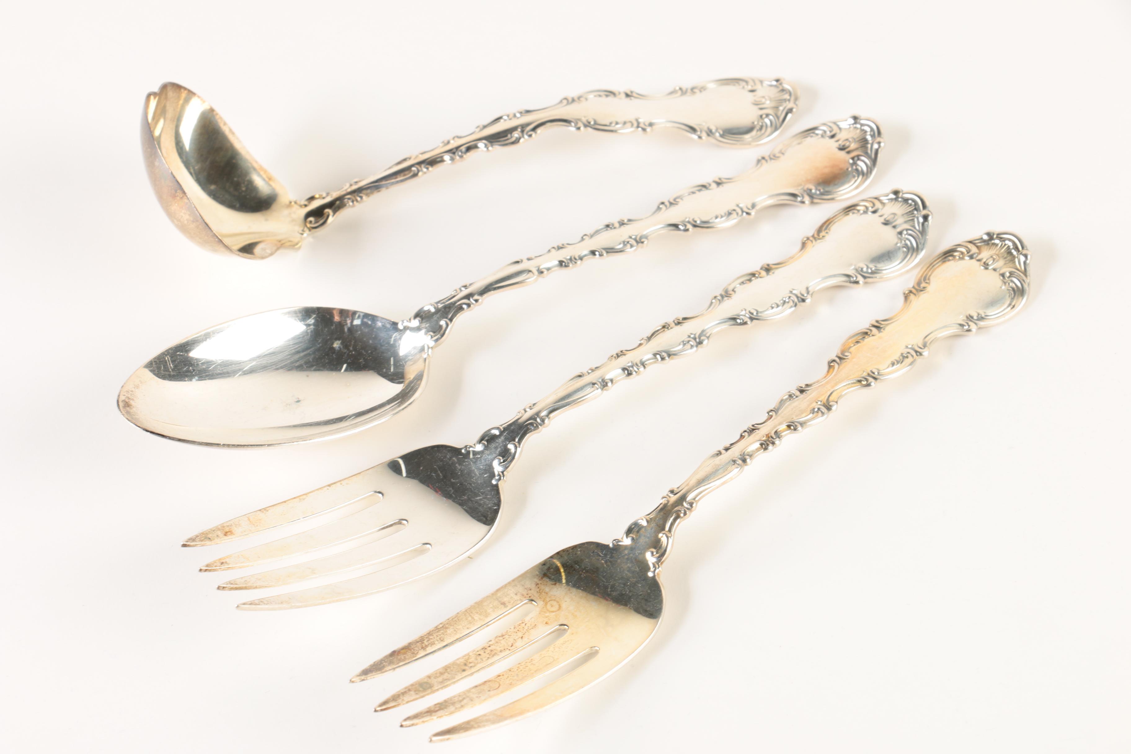 Gorham "Strasbourg" Sterling Silver Flatware Set