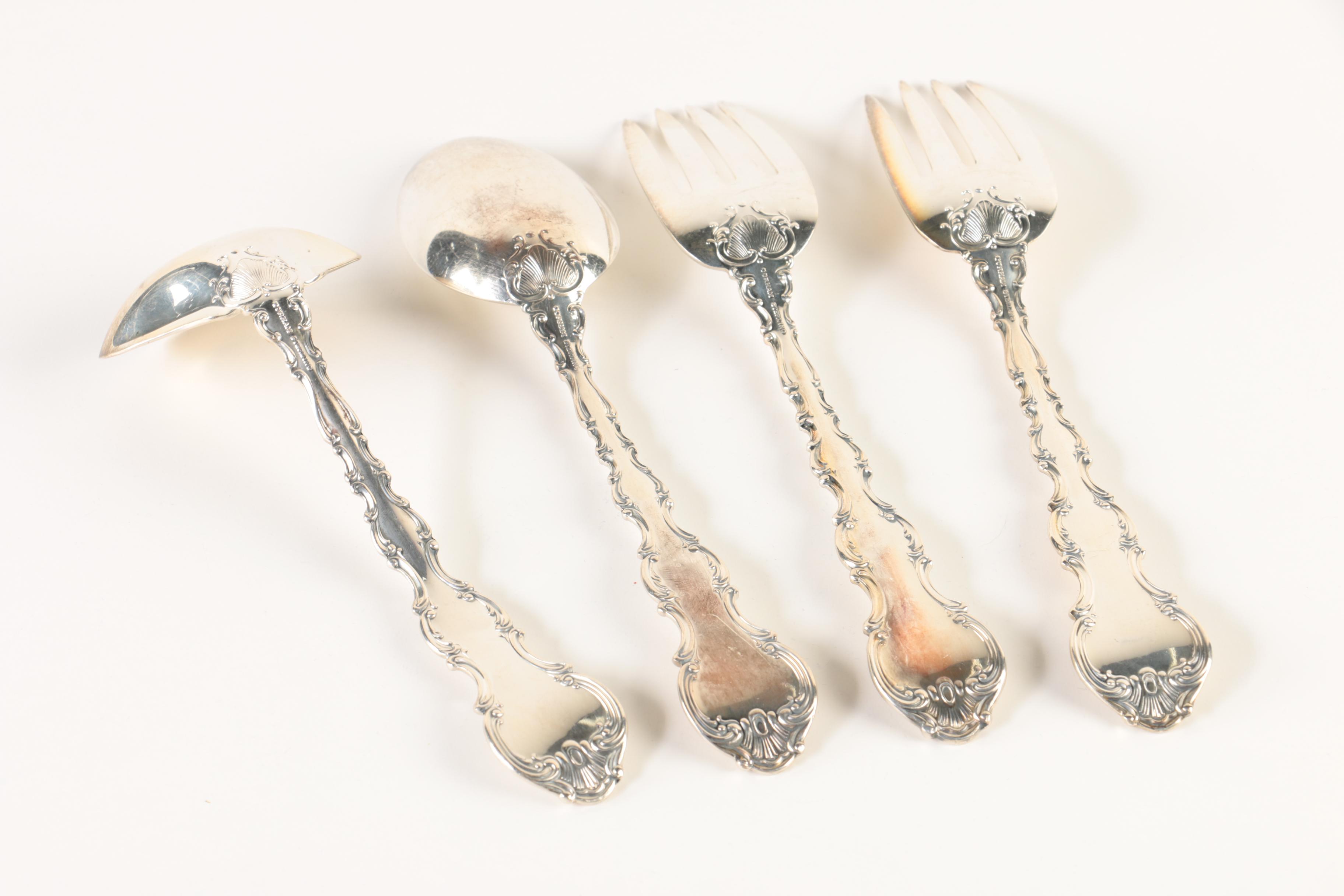 Gorham "Strasbourg" Sterling Silver Flatware Set