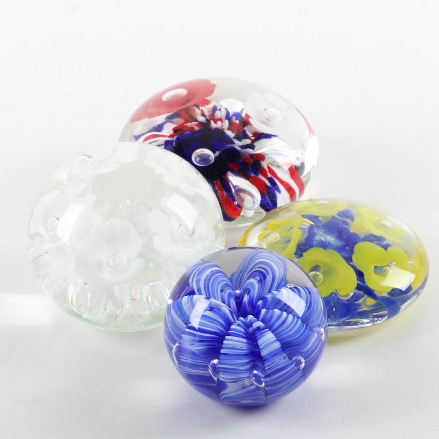 L.H. Bayley Art Glass Paperweights