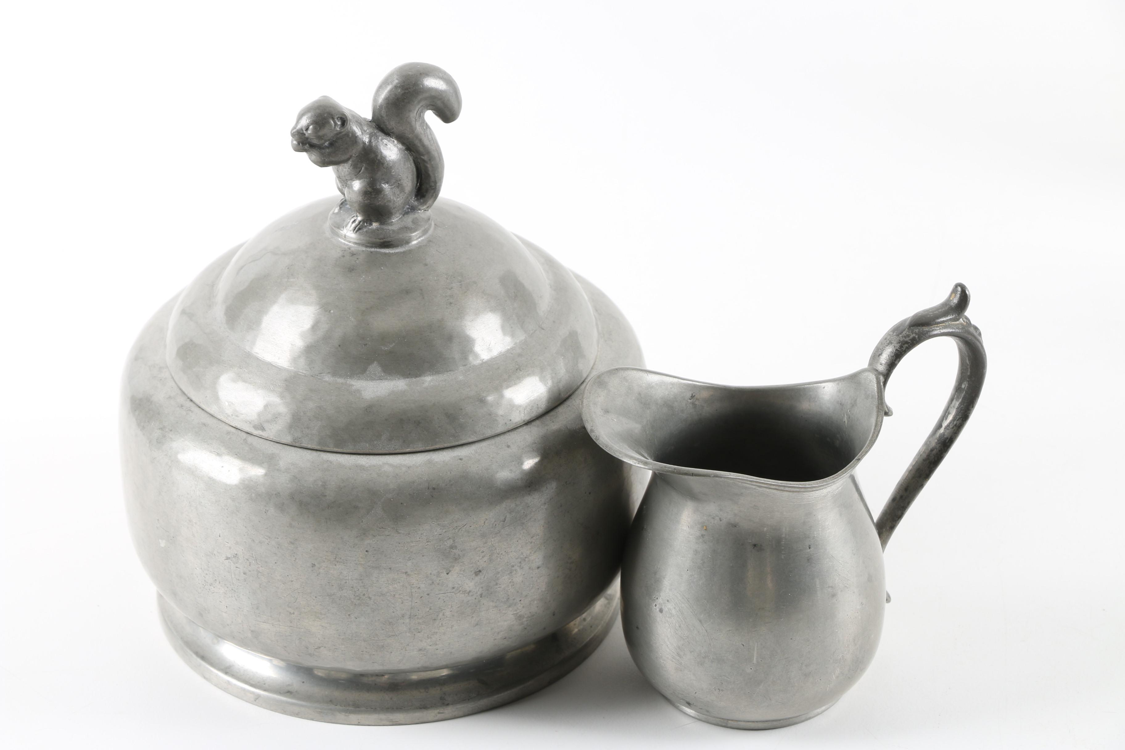 Metal and Pewter Serveware