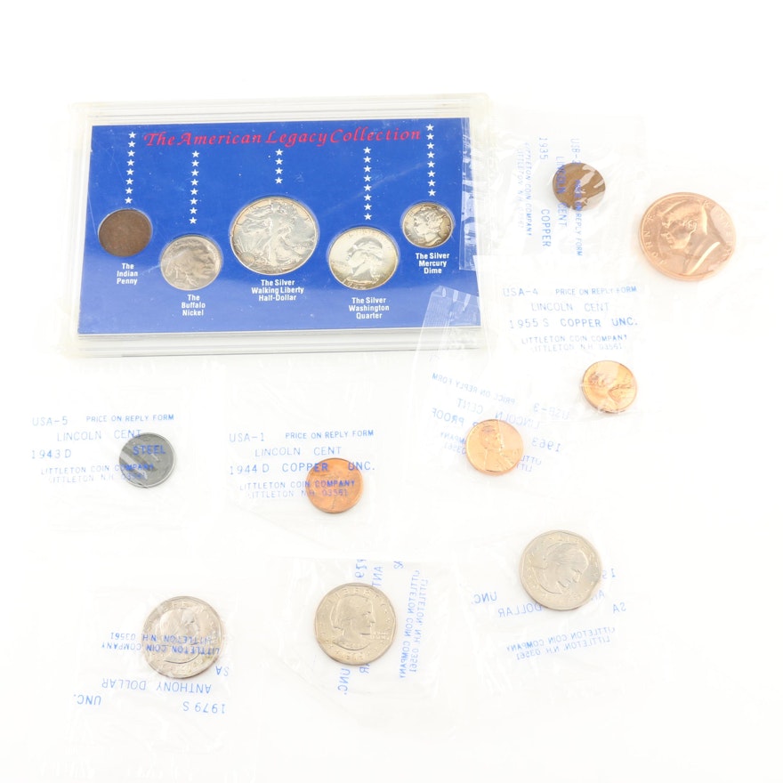 Group of Antique to Vintage U.S. Coins