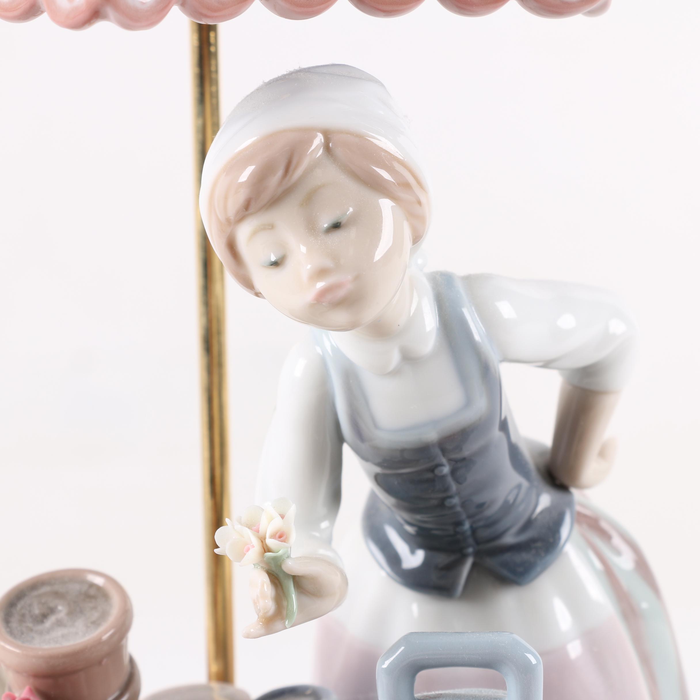 Lladró "Flowers of the Season" #1454 Porcelain Figurine