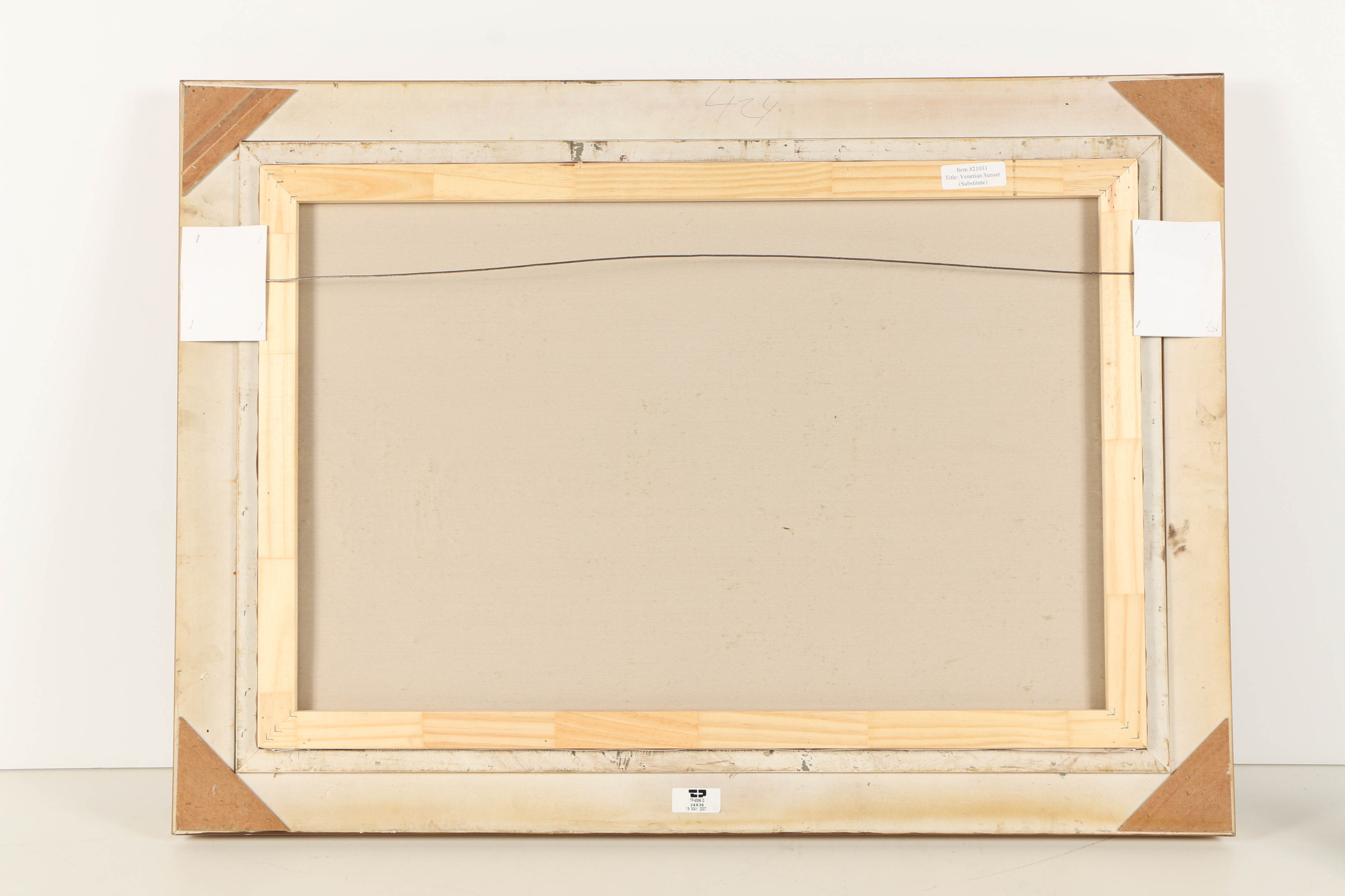 Mid-20th-Century Oil Painting "Venetian Sunset"