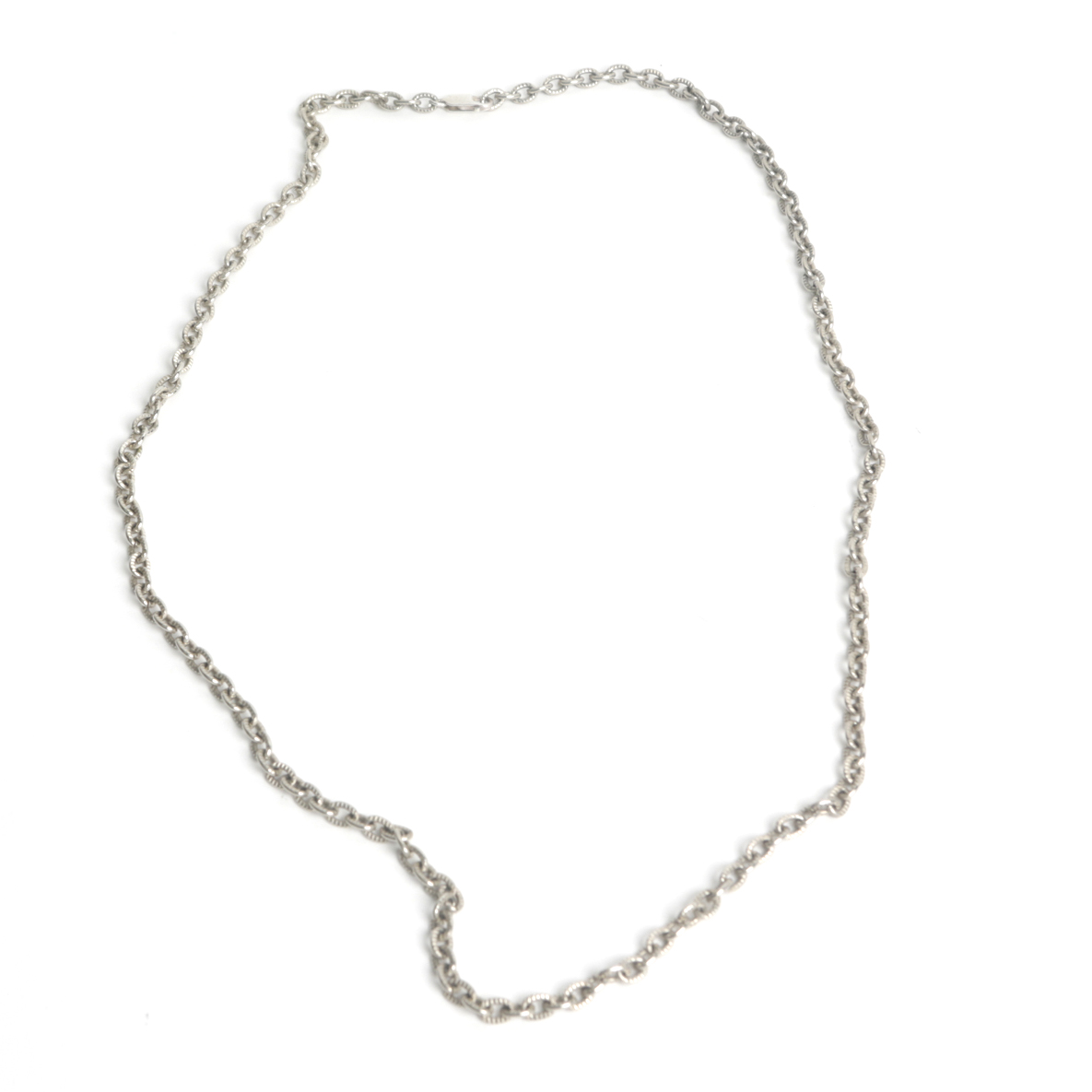 Sterling Silver Anchor Chain Necklace