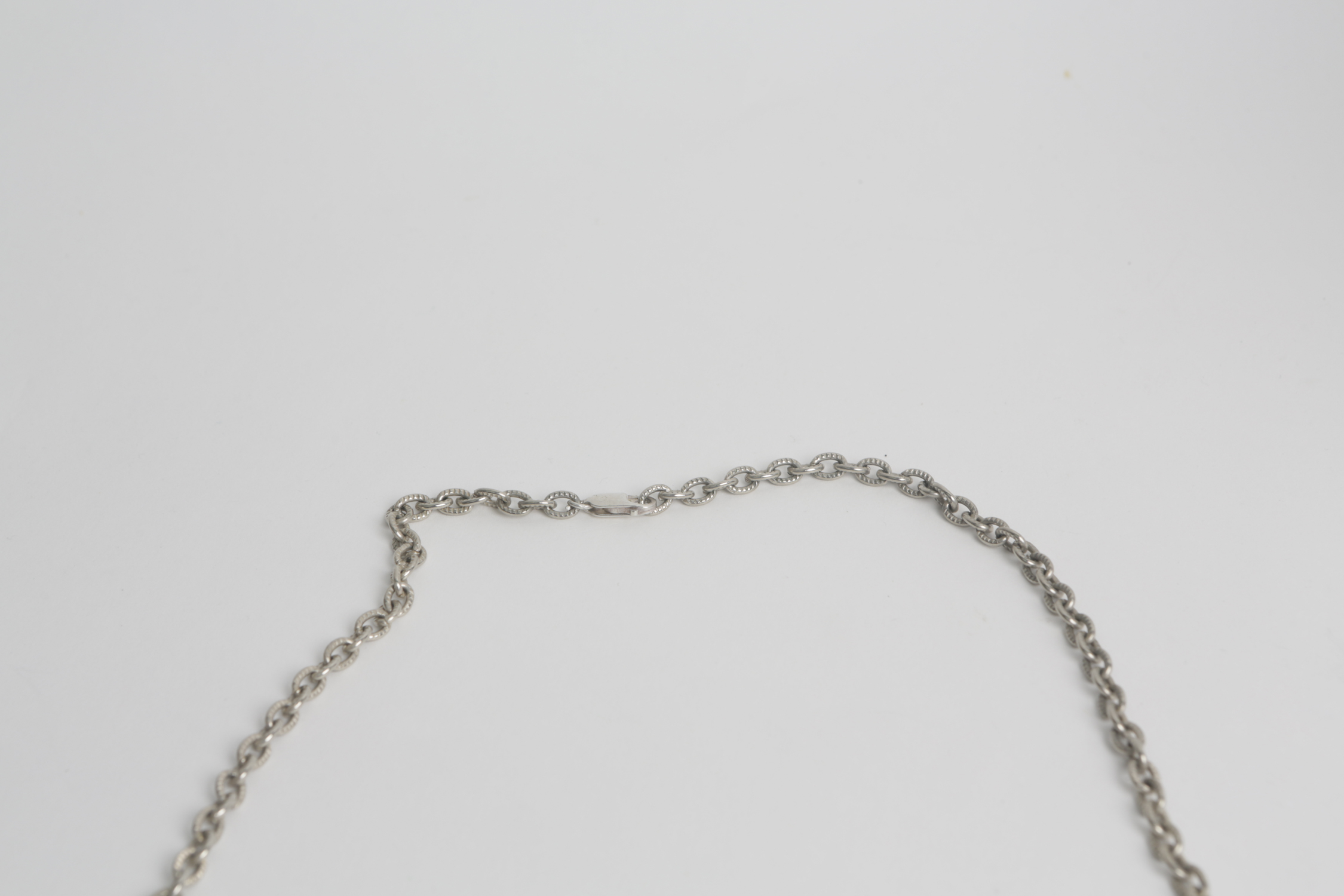 Sterling Silver Anchor Chain Necklace