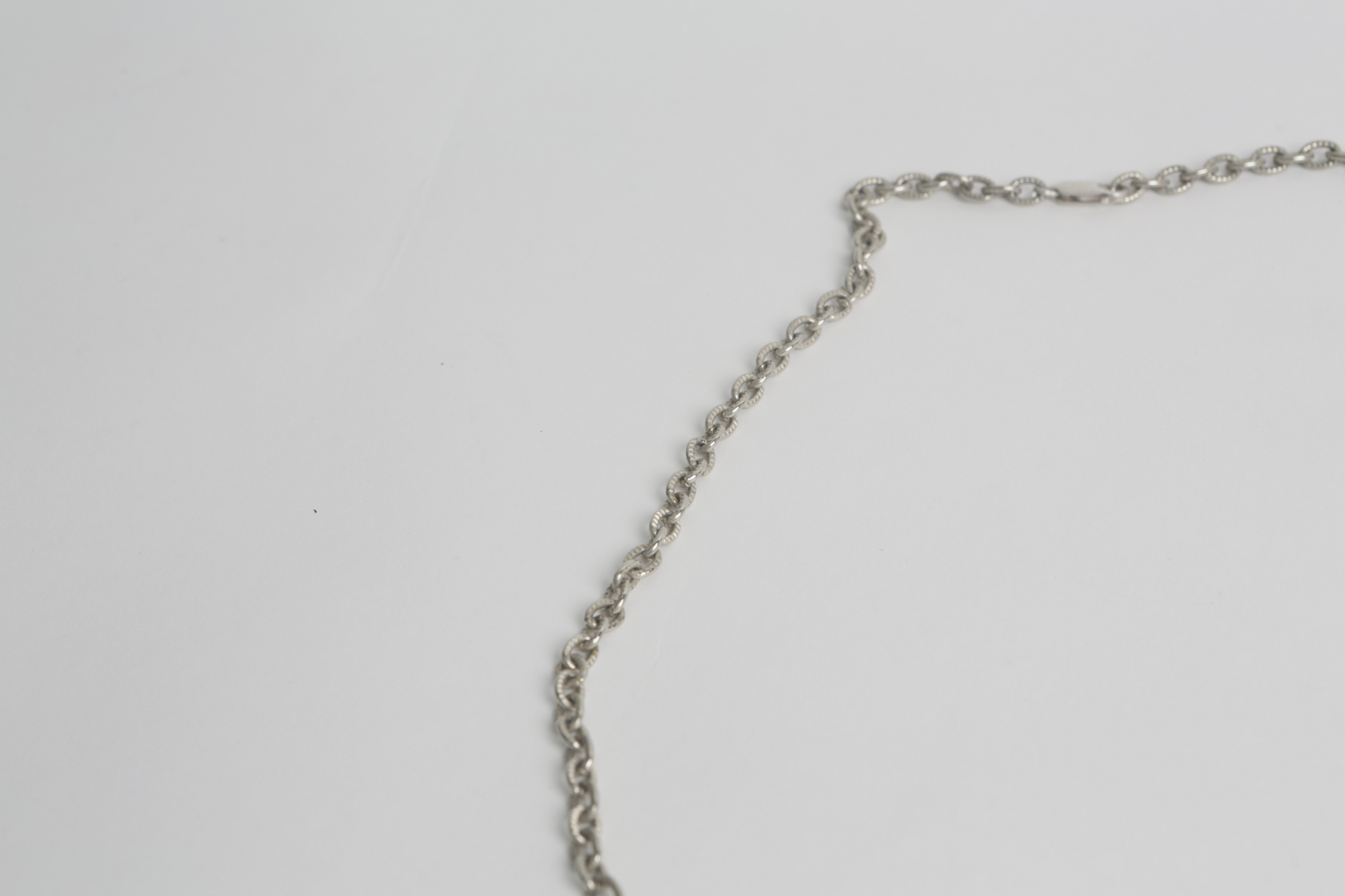 Sterling Silver Anchor Chain Necklace