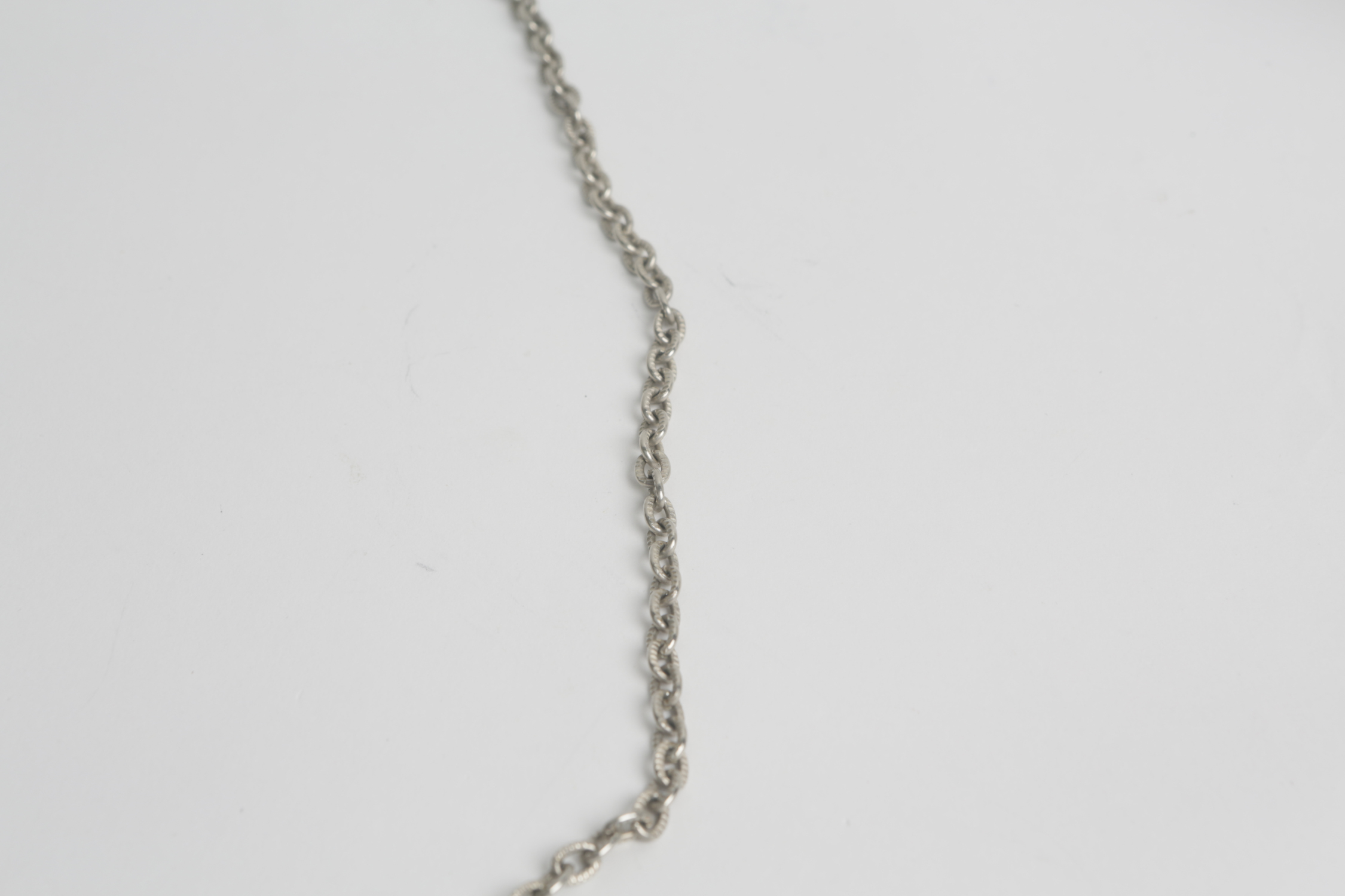 Sterling Silver Anchor Chain Necklace