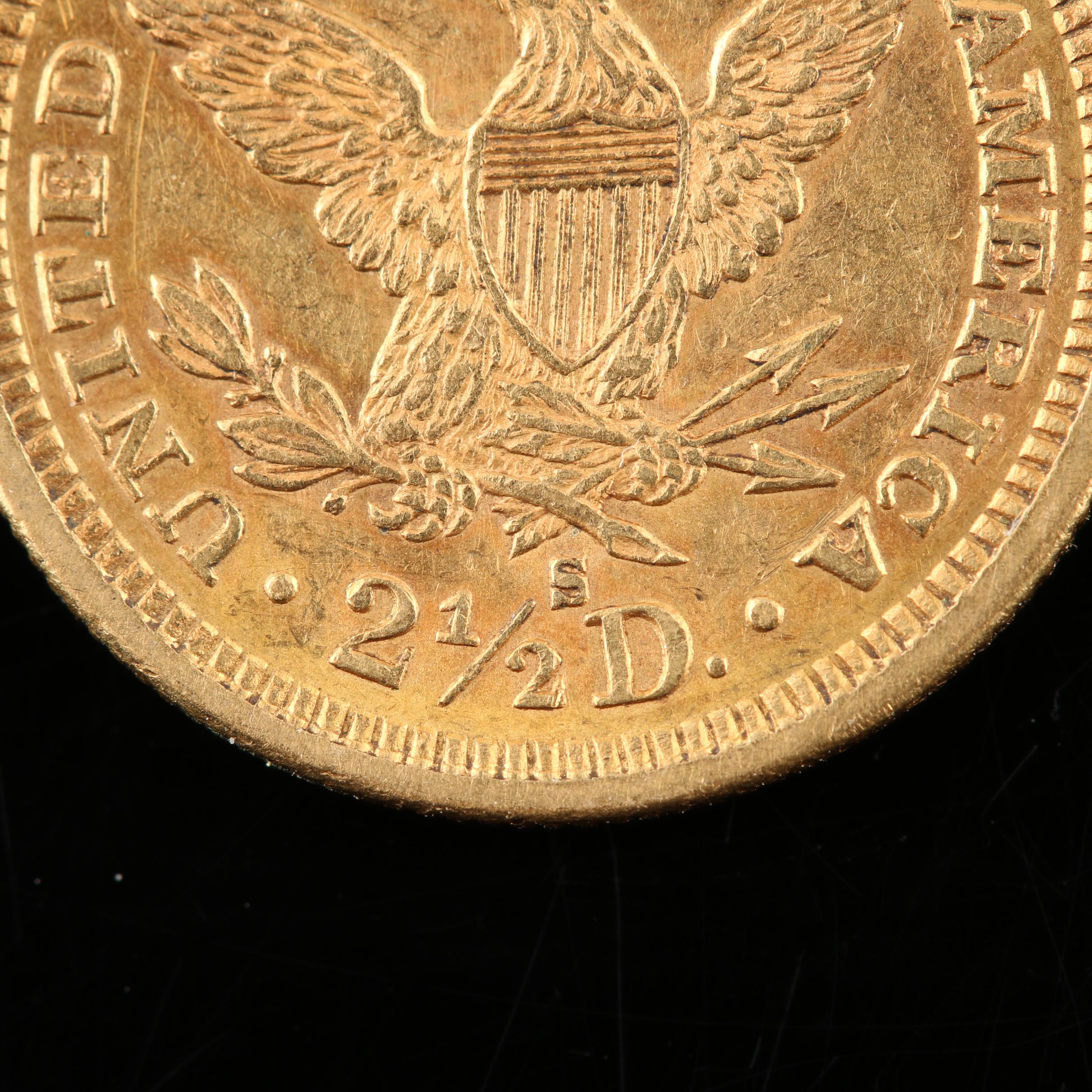 1878 Liberty Head $2.50 Gold Quarter Eagle
