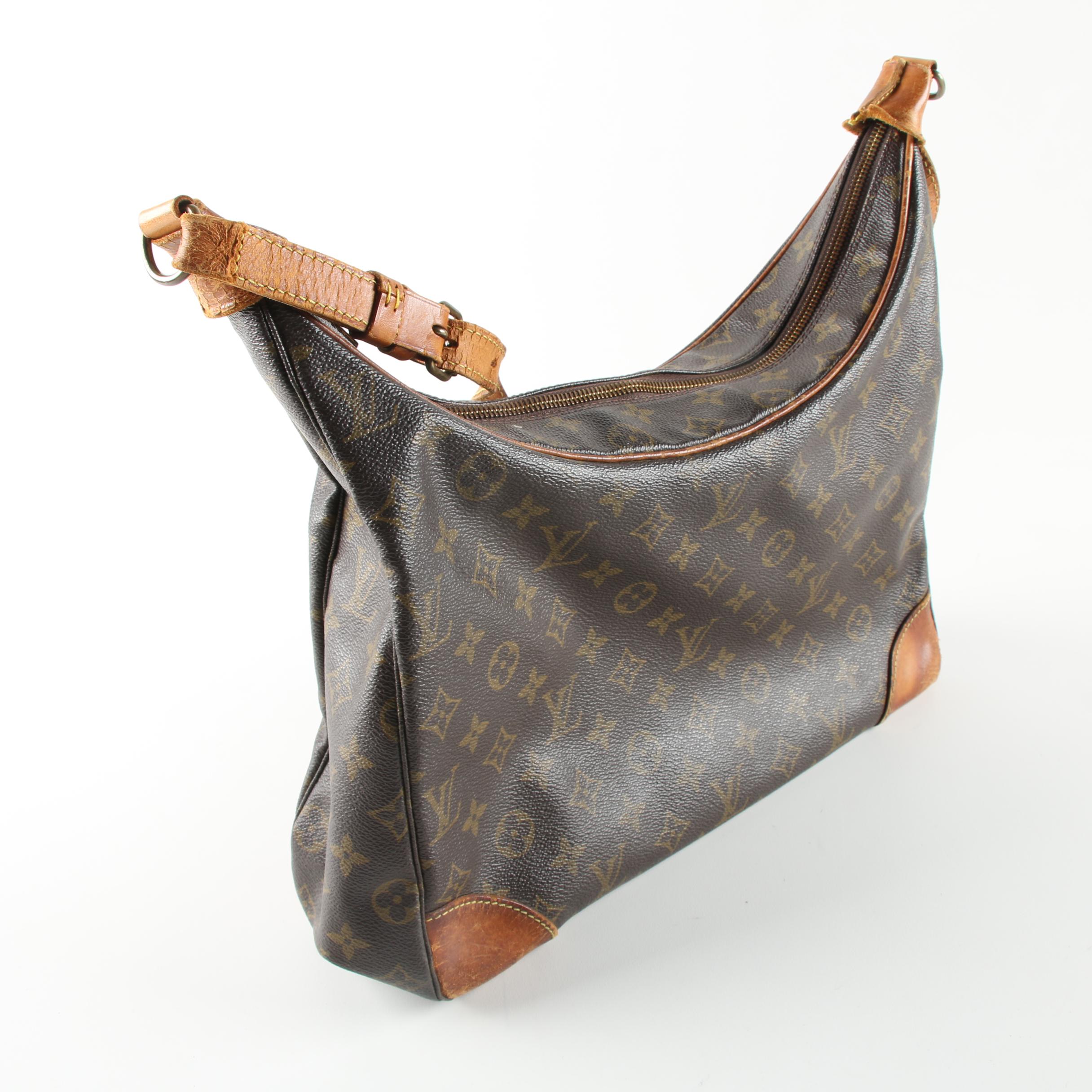 Vintage Louis Vuitton of Paris Monogram Canvas and Leather Shoulder Bag