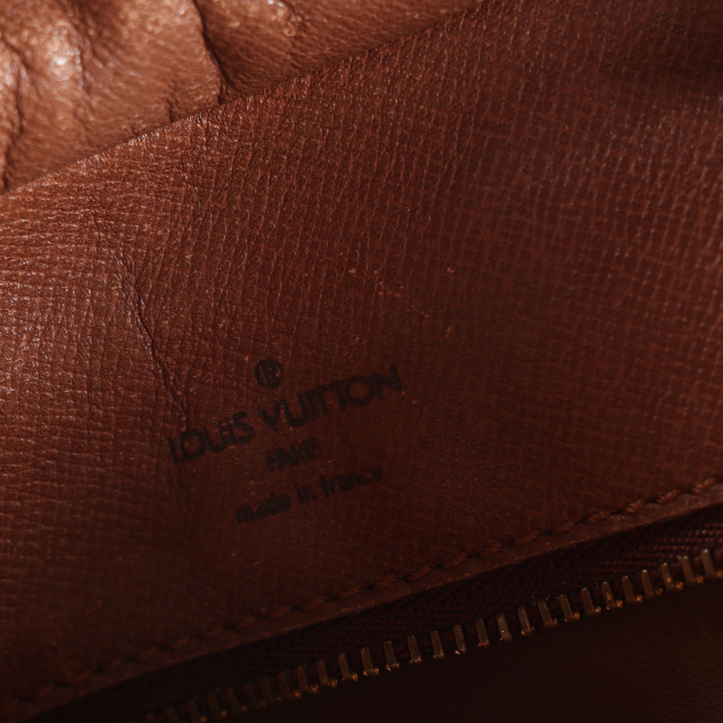 Vintage Louis Vuitton of Paris Monogram Canvas and Leather Shoulder Bag