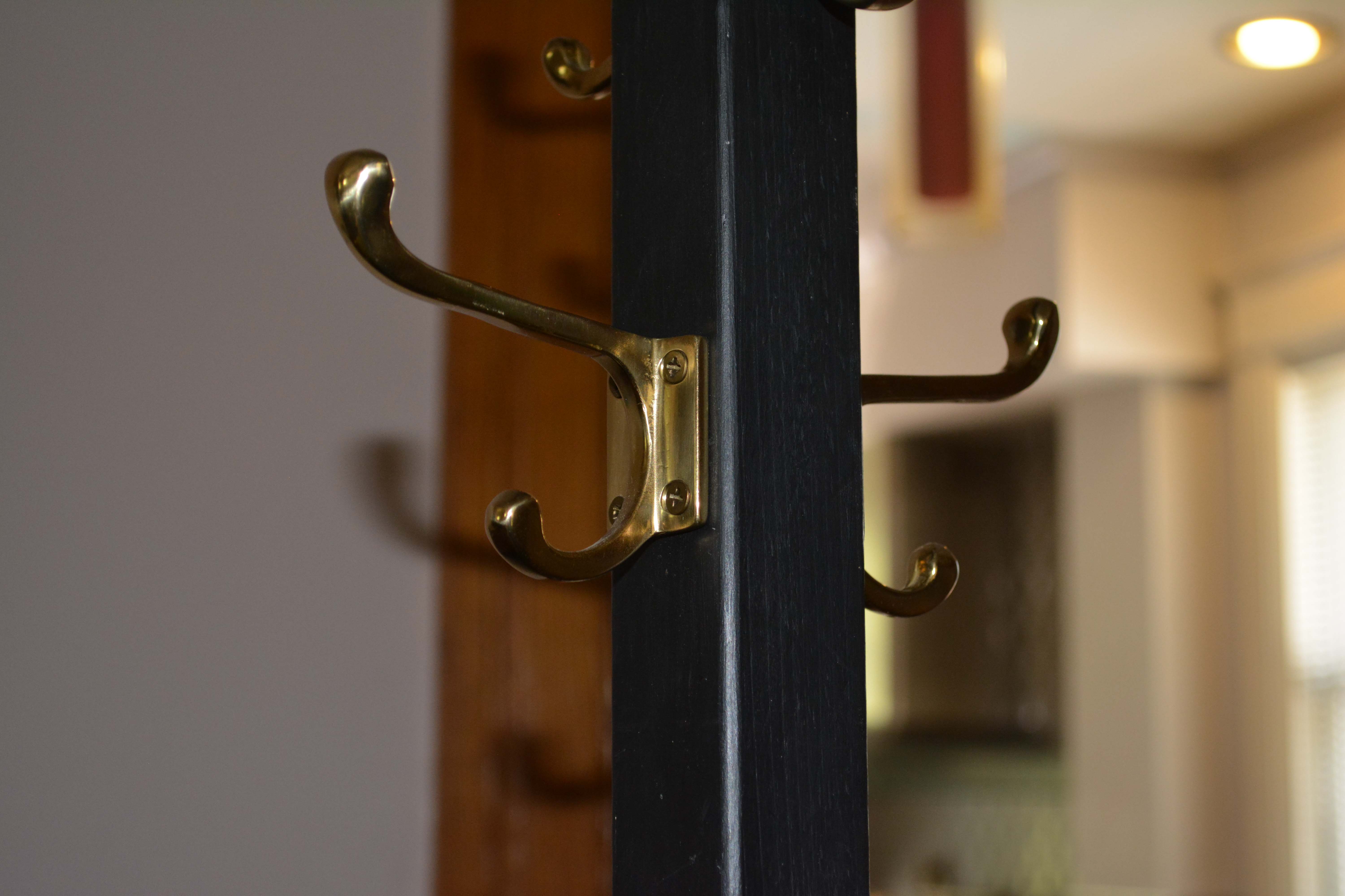 Contemporary Wooden Coat Rack