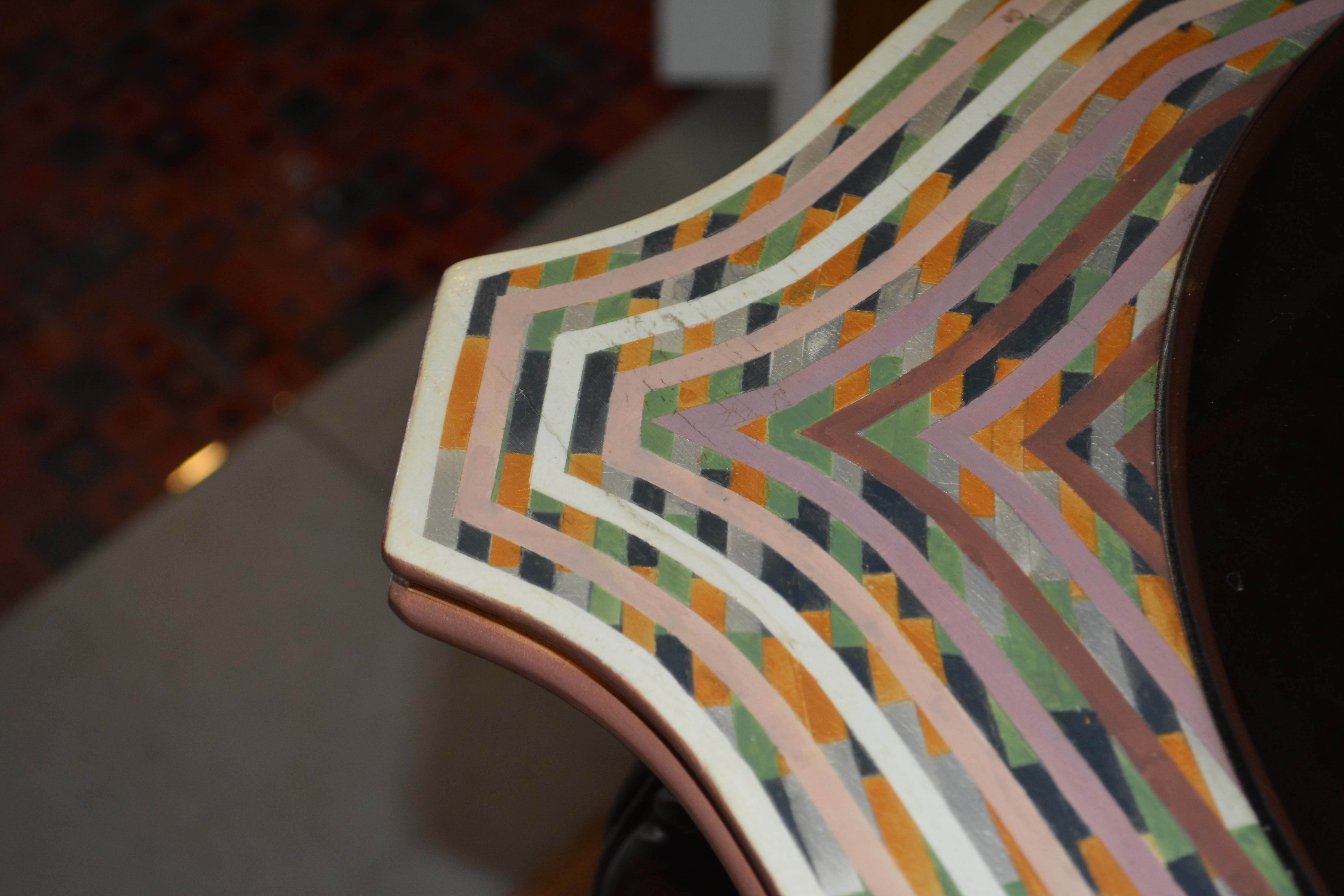 Vintage French Style Hand Painted Side Table