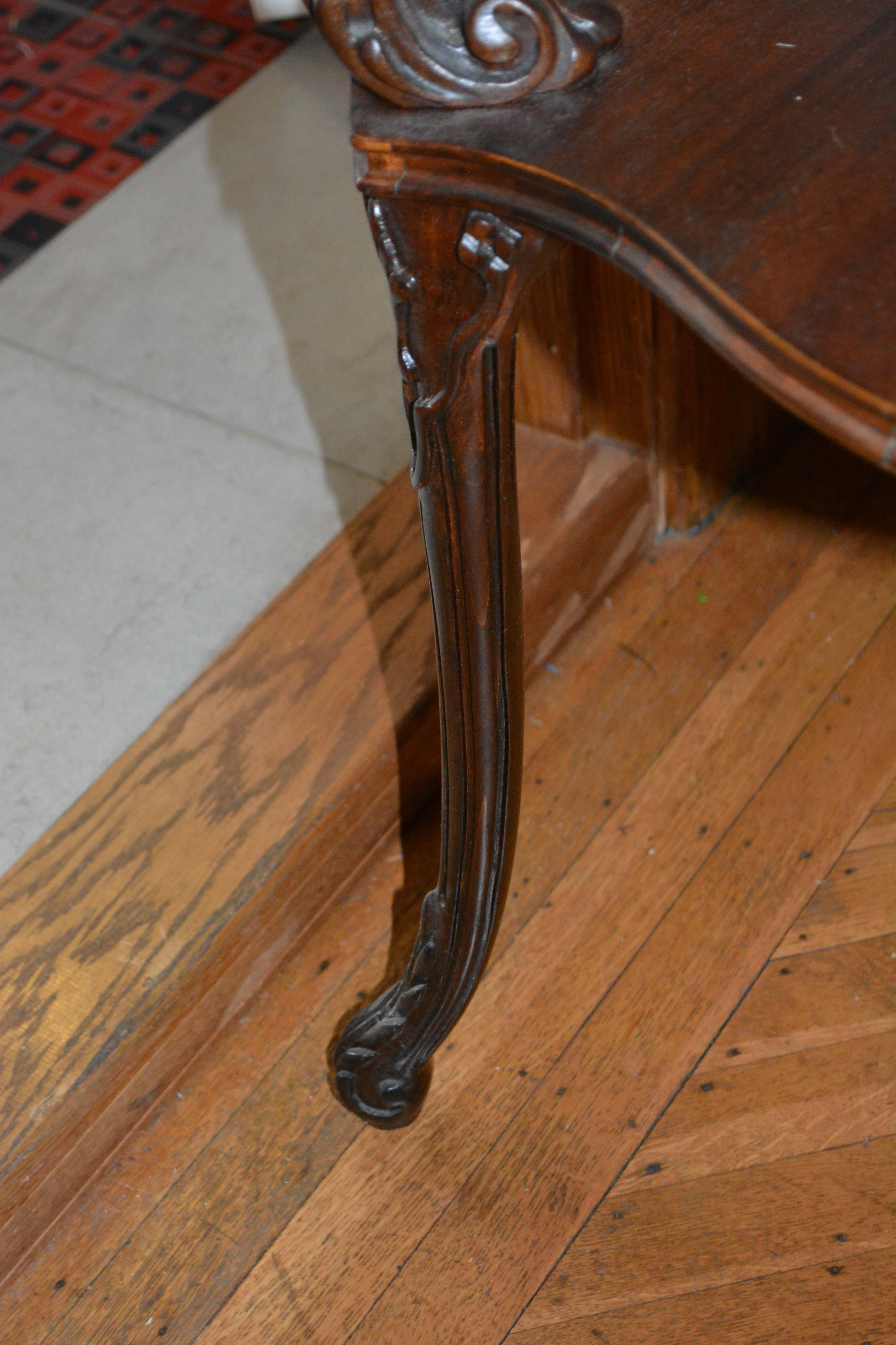 Vintage French Style Hand Painted Side Table