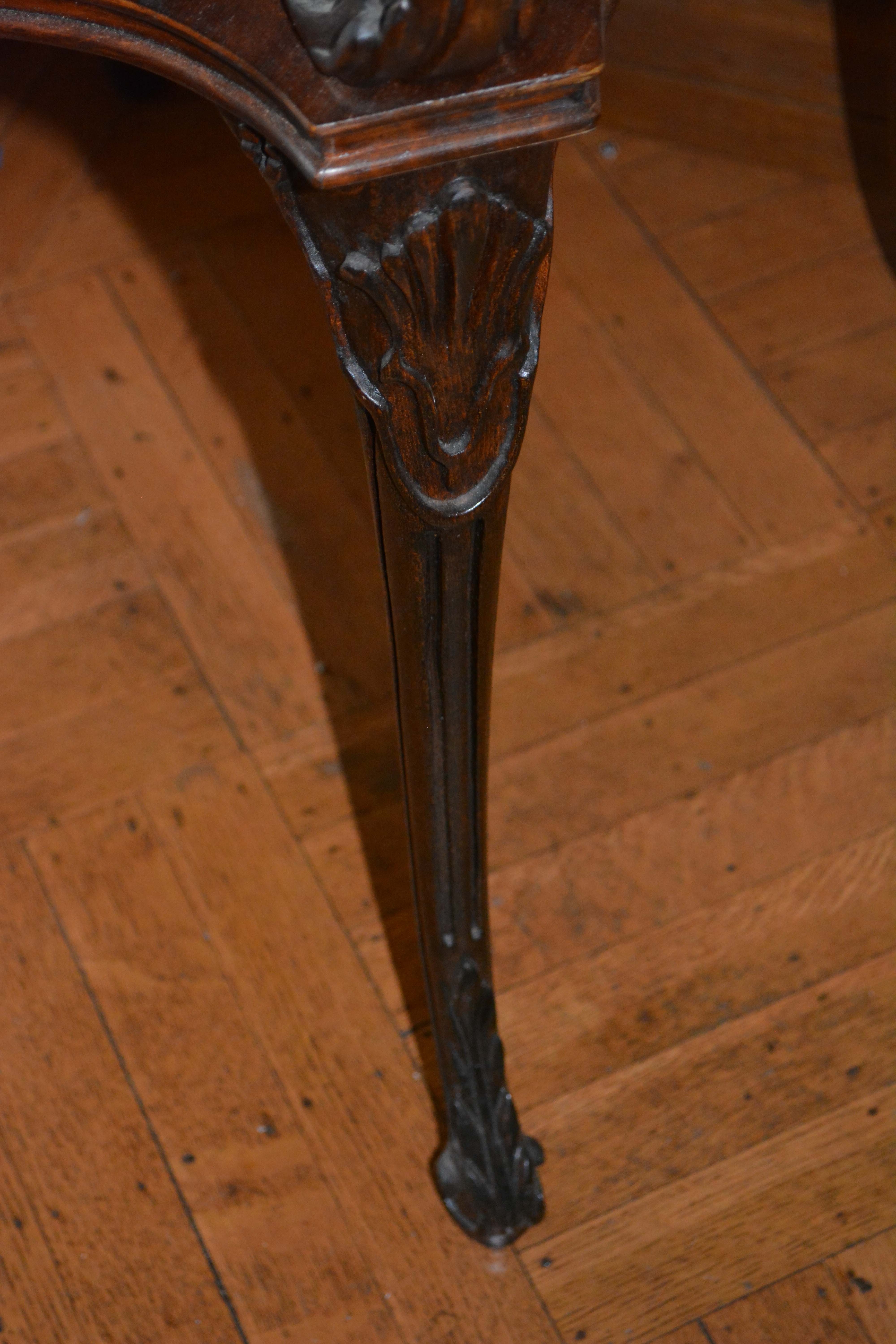 Vintage French Style Hand Painted Side Table