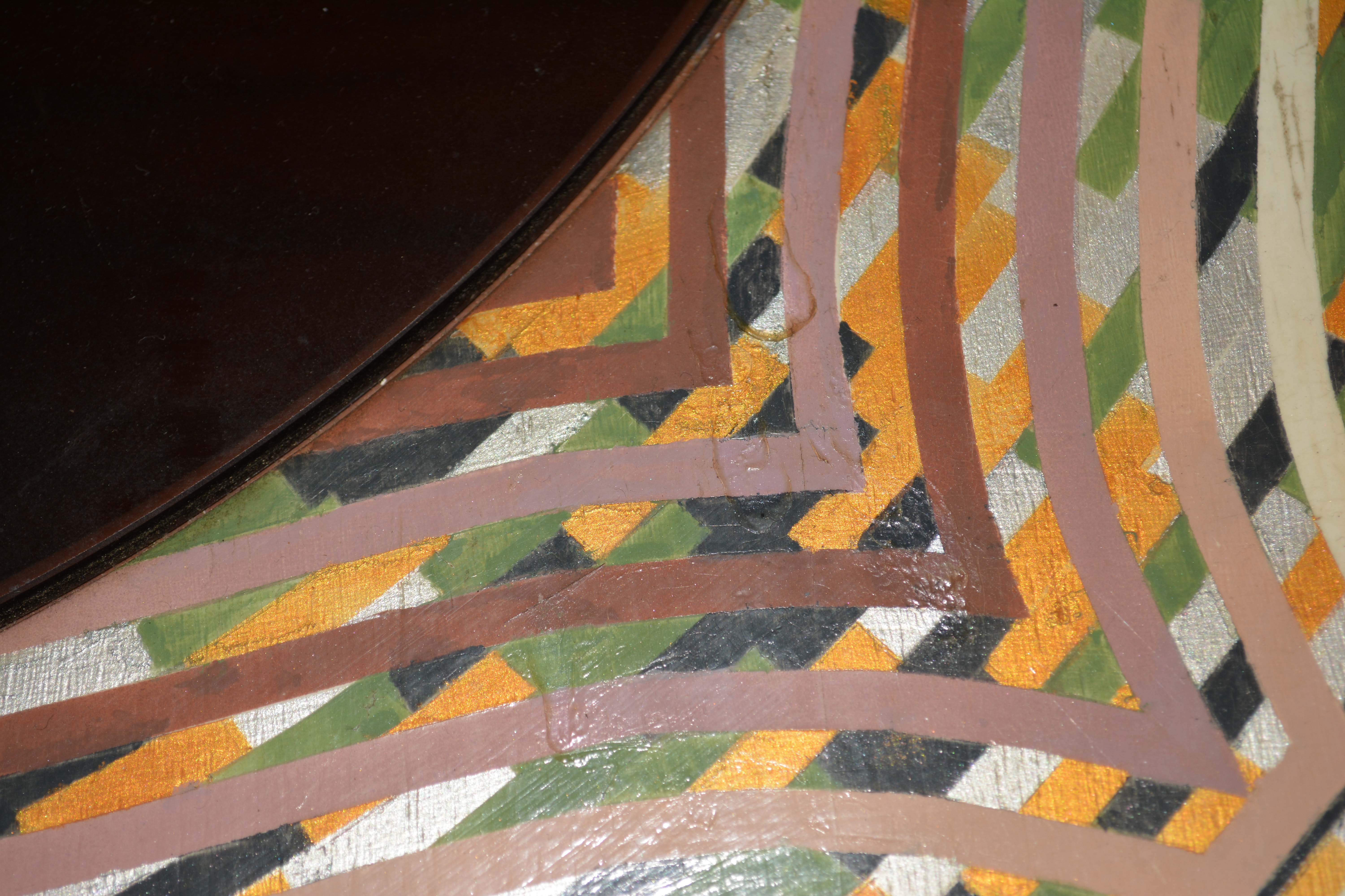 Vintage French Style Hand Painted Side Table