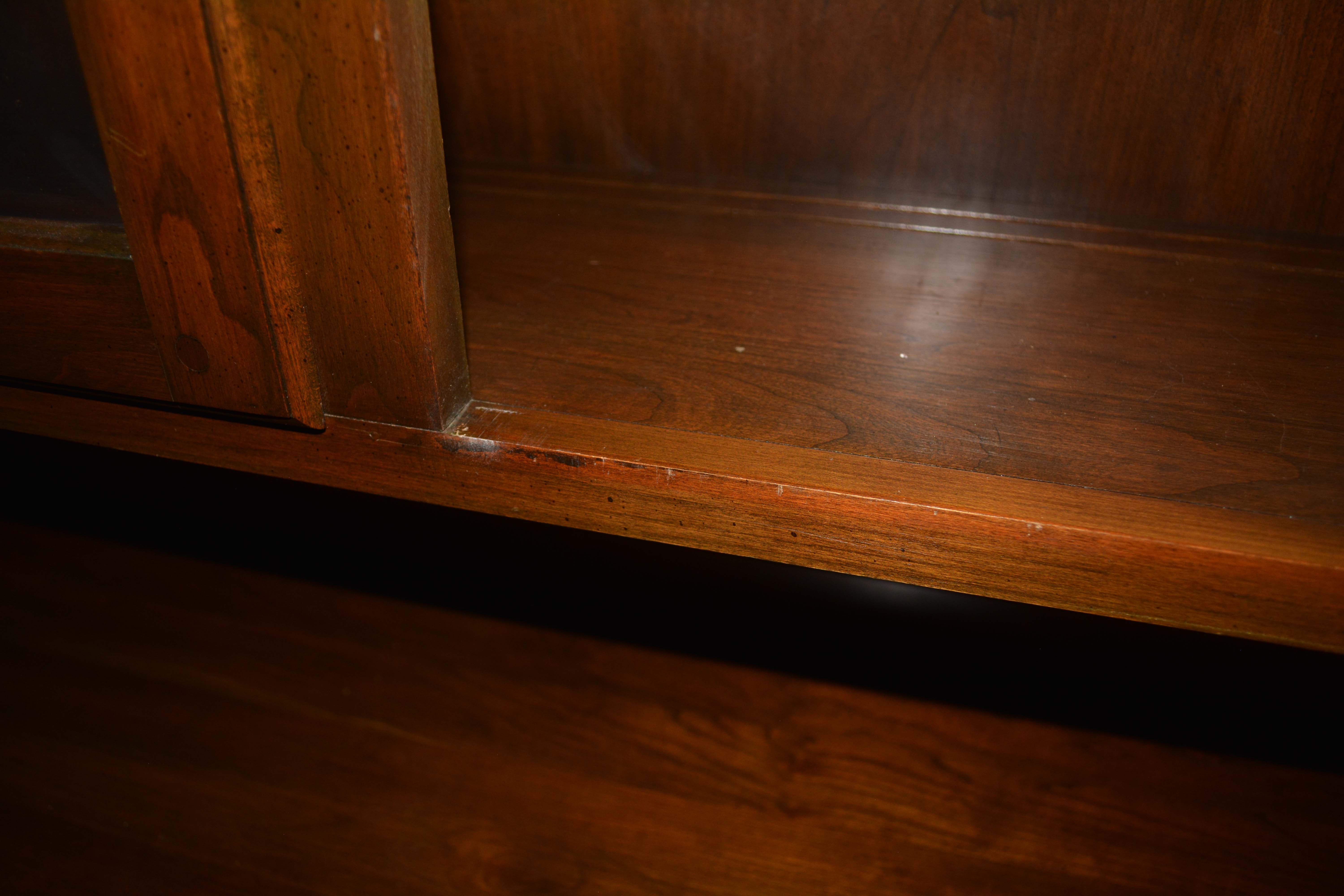 Vintage Colonial Style Cherry China Cabinet by Pennsylvania House