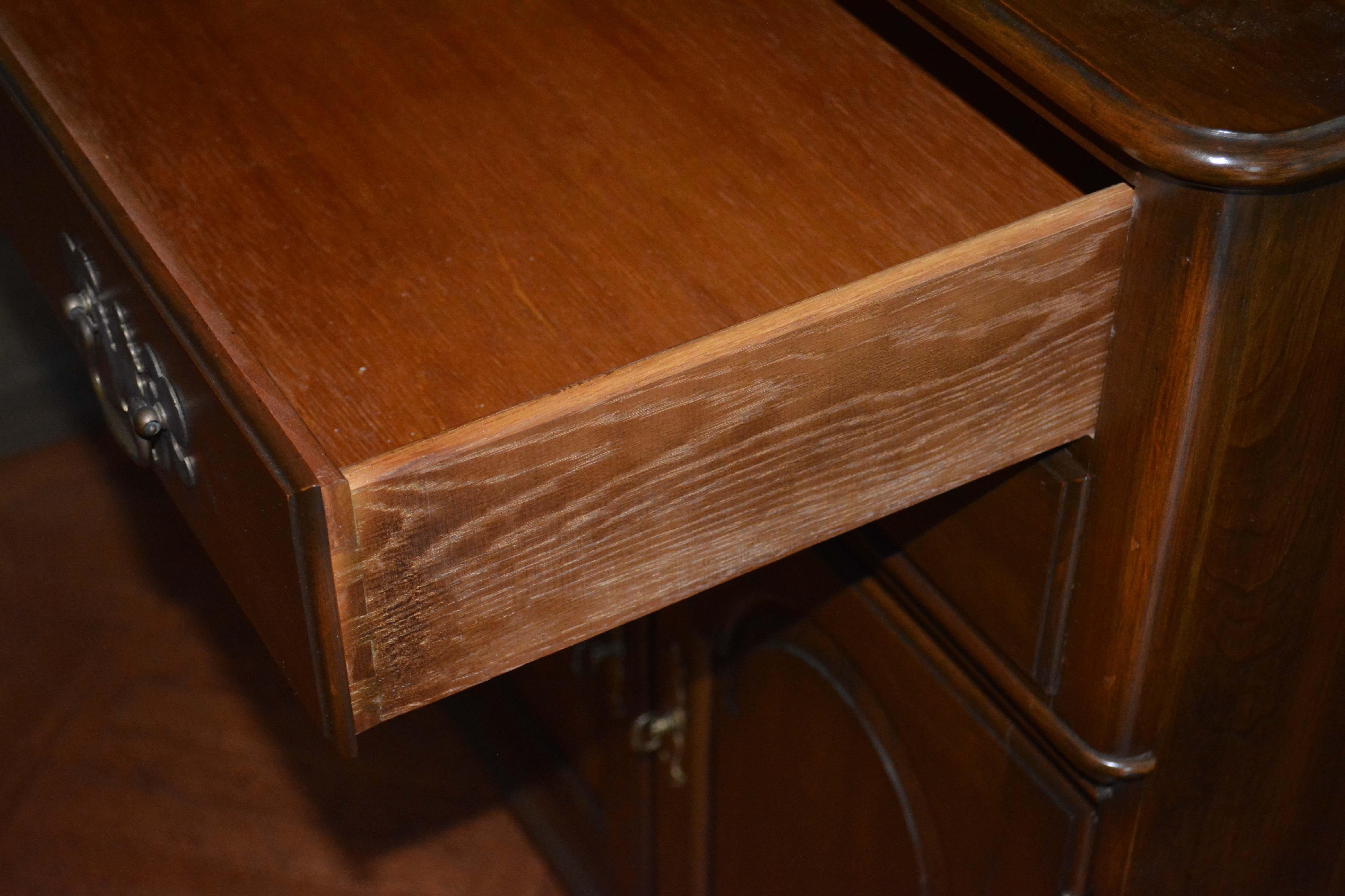 Vintage Colonial Style Cherry China Cabinet by Pennsylvania House